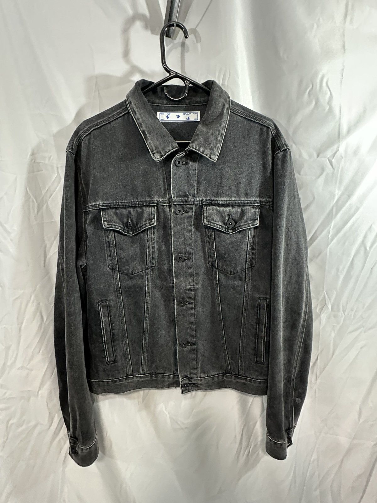 Off-White Off-White Denim Jacket Size US XL / EU 56 / 4 - 2 Thumbnail