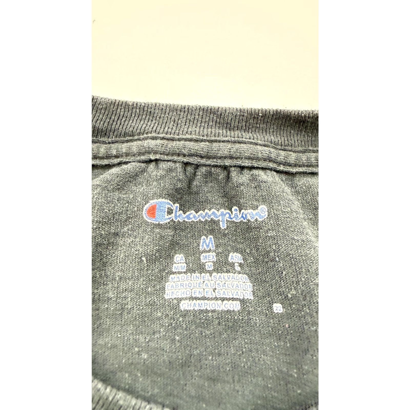 Champion Champion Shirt Mens Medium Black Saint Martin's College Graphic Tee Tagless Crew Neck Short Sleeve Regular Fit Mens Size US M / EU 48-50 / 2 - 3 Thumbnail