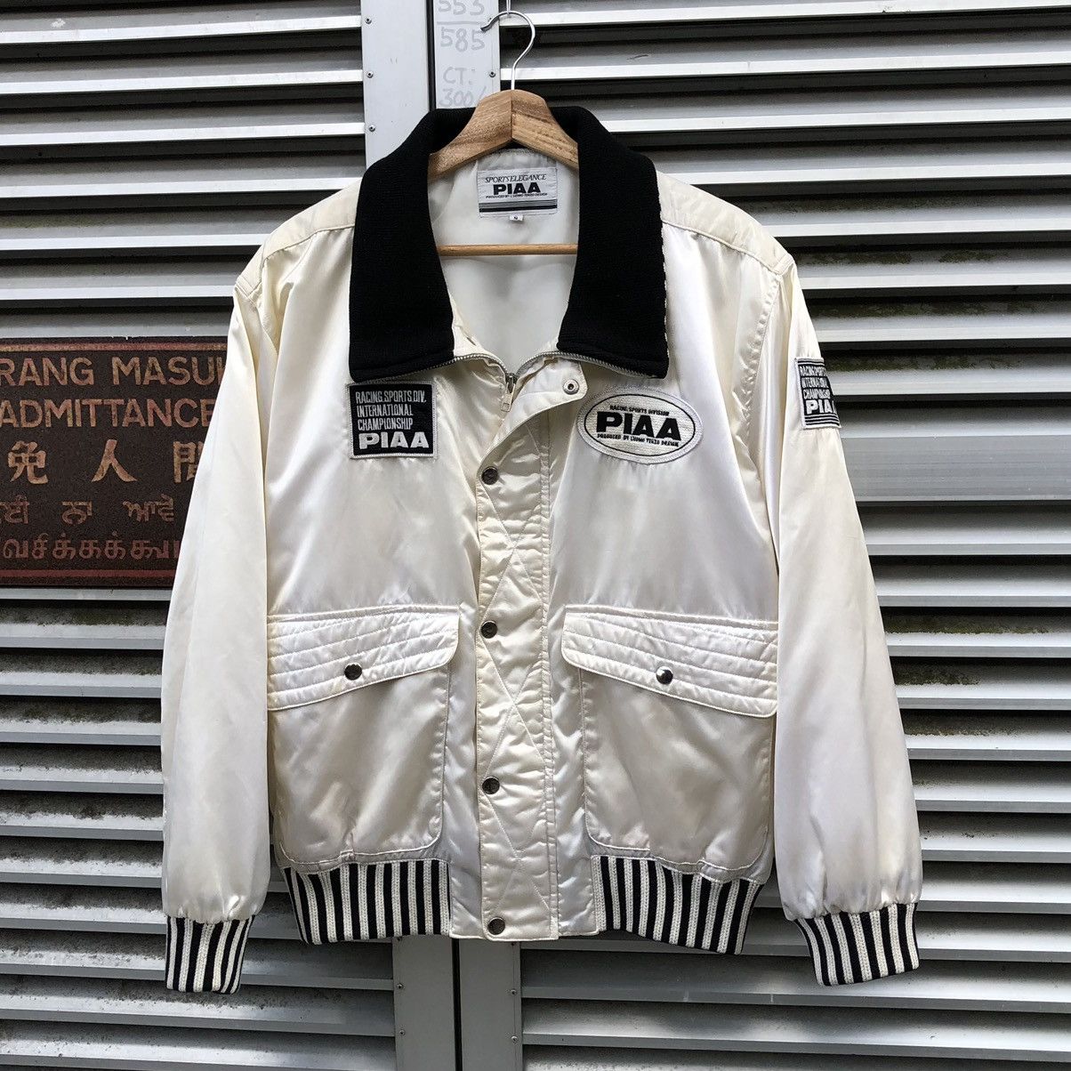 Sports Specialties VTG PIAA Motor Sports Racing Bomber Jacket by L’uomo Terzo Size US M / EU 48-50 / 2 - 12 Thumbnail