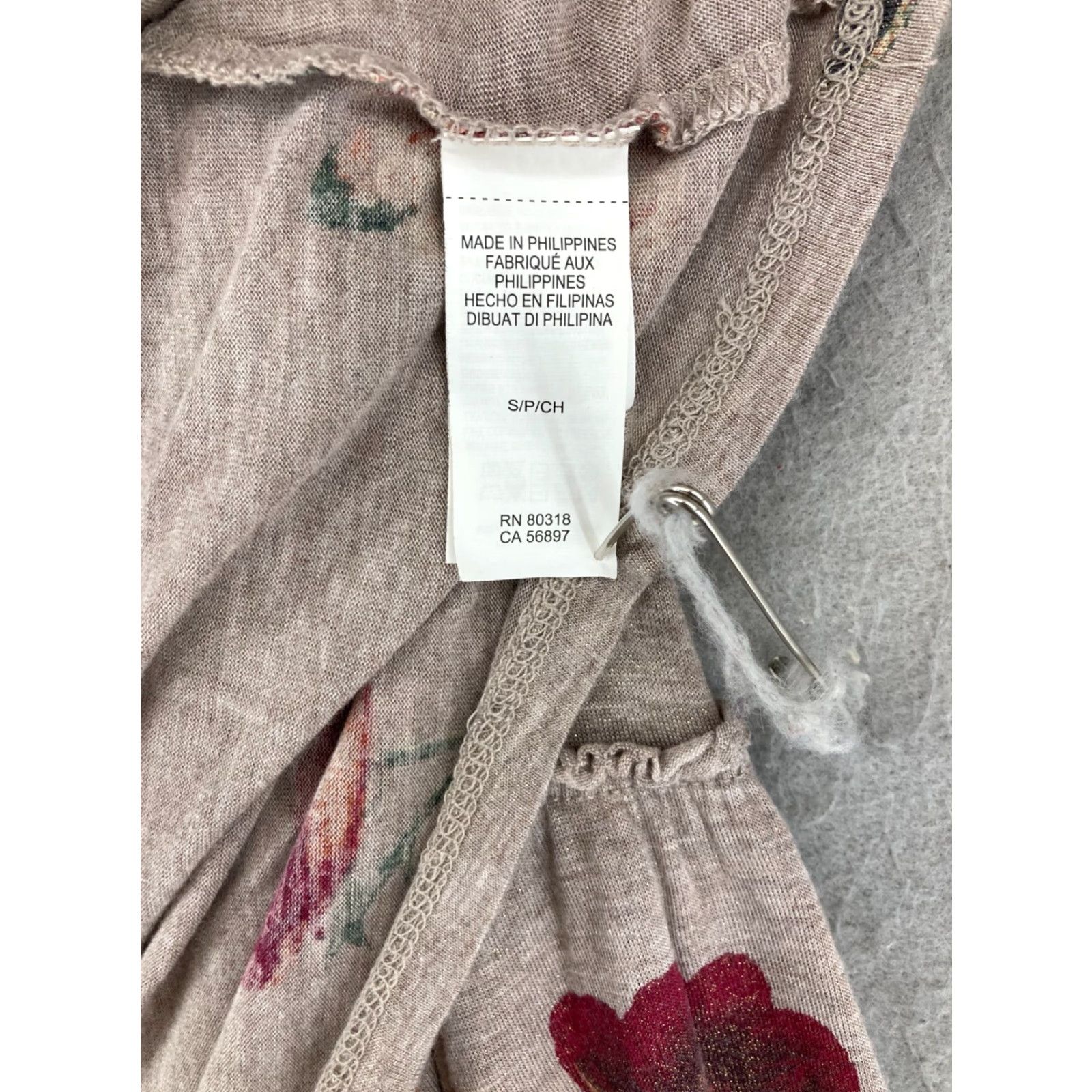 Lucky Brand Lucky Brand Blouse Women's Small Floral Relaxed Flutter Sleeve Scoop Neck XS-Colorful Multicolor Bohemian Casual Shirt Size S / US 4 / IT 40 - 6 Thumbnail