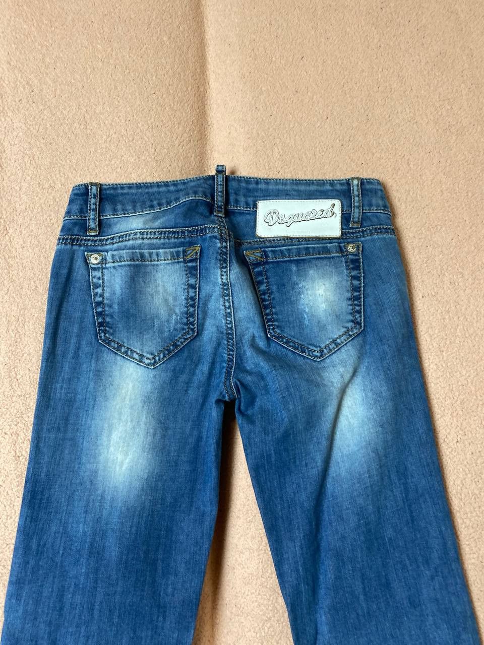 Dsquared2 Vintage Dsquared2 distressed embroidered Straight Jeans Size 27" / US 4 / IT 40 - 17 Thumbnail