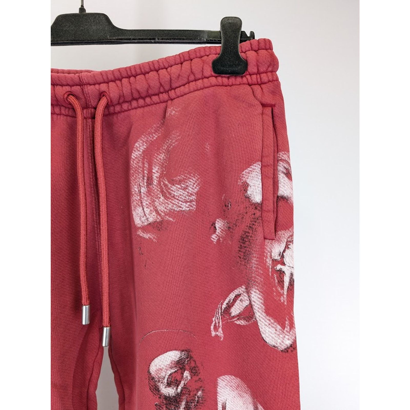 Off-White o1rshd1 BW S. Matthew Sweatpants & Joggers in Rio Red Grey Size US 34 / EU 50 - 6 Thumbnail