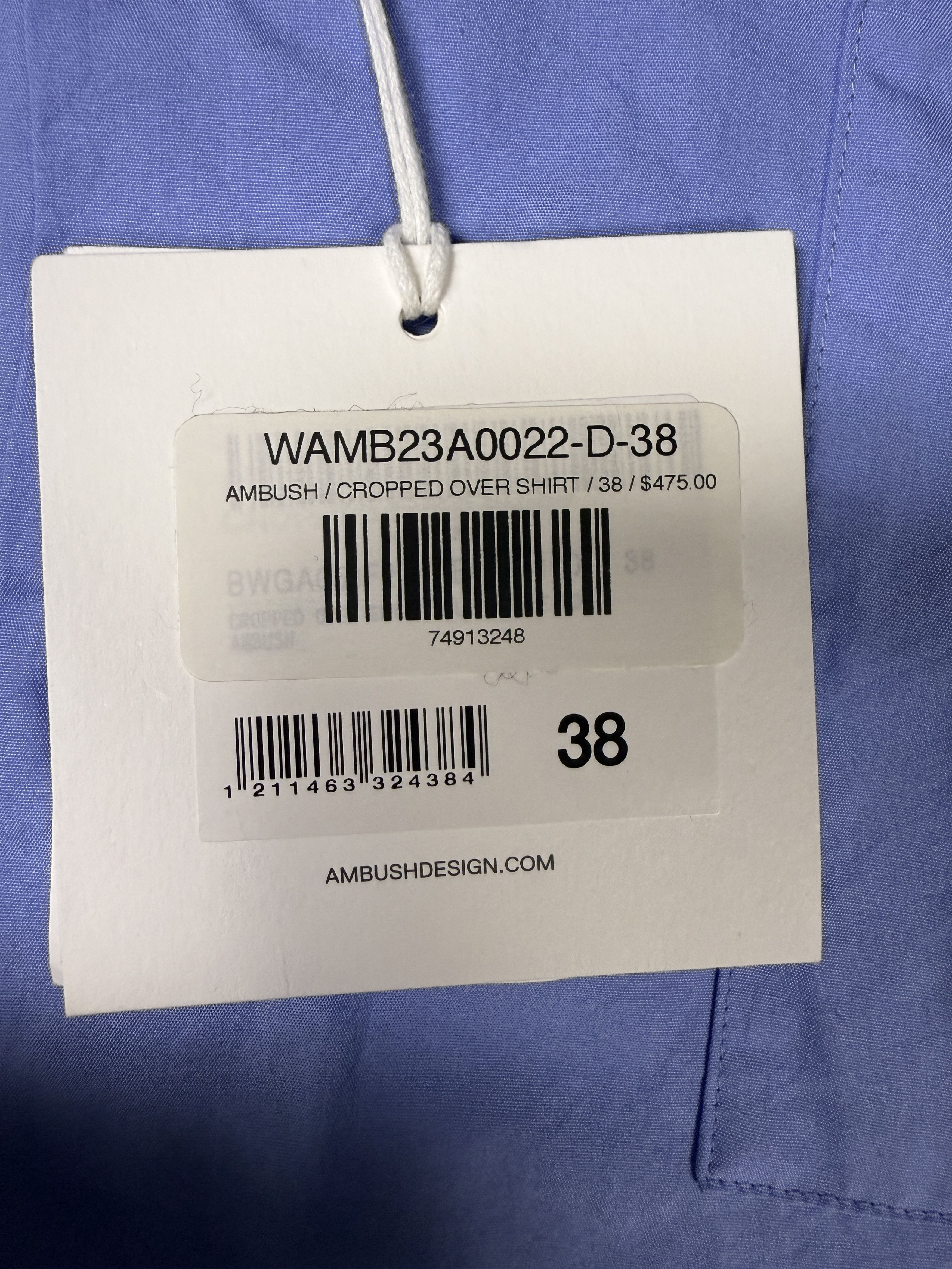 Ambush Design $475 Ambush Cropped Over Shirt Size XS / US 0-2 / IT 36-38 - 9 Thumbnail