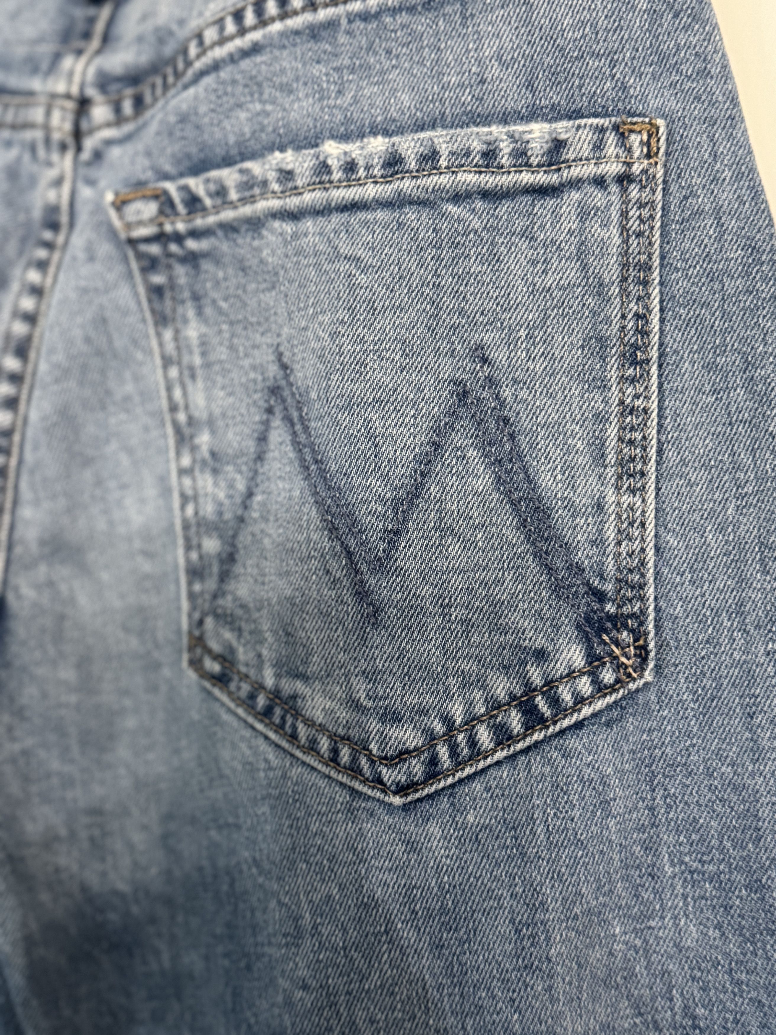 MOTHER Mother Lasso Hi-Rise Wide Leg Jeans Size 26" / US 2 / IT 38 - 4 Thumbnail