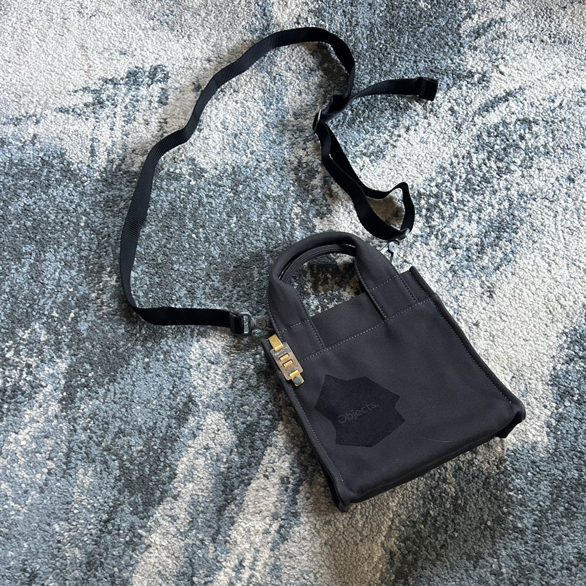 Objects IV Life DANiEL ARSHAM CANVAS MiNi TOTE CROSSBODY SiDE BAG ANTHRACiTE Size ONE SIZE - 6 Thumbnail