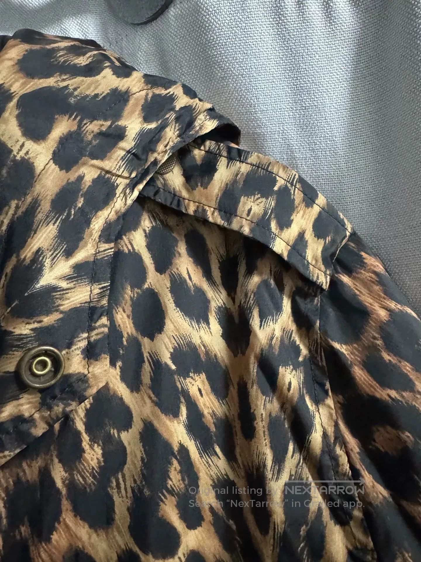 Saint Laurent Paris SAINT LAURENT Leopard Print Hooded Jacket. Size US M / EU 48-50 / 2 - 3 Thumbnail