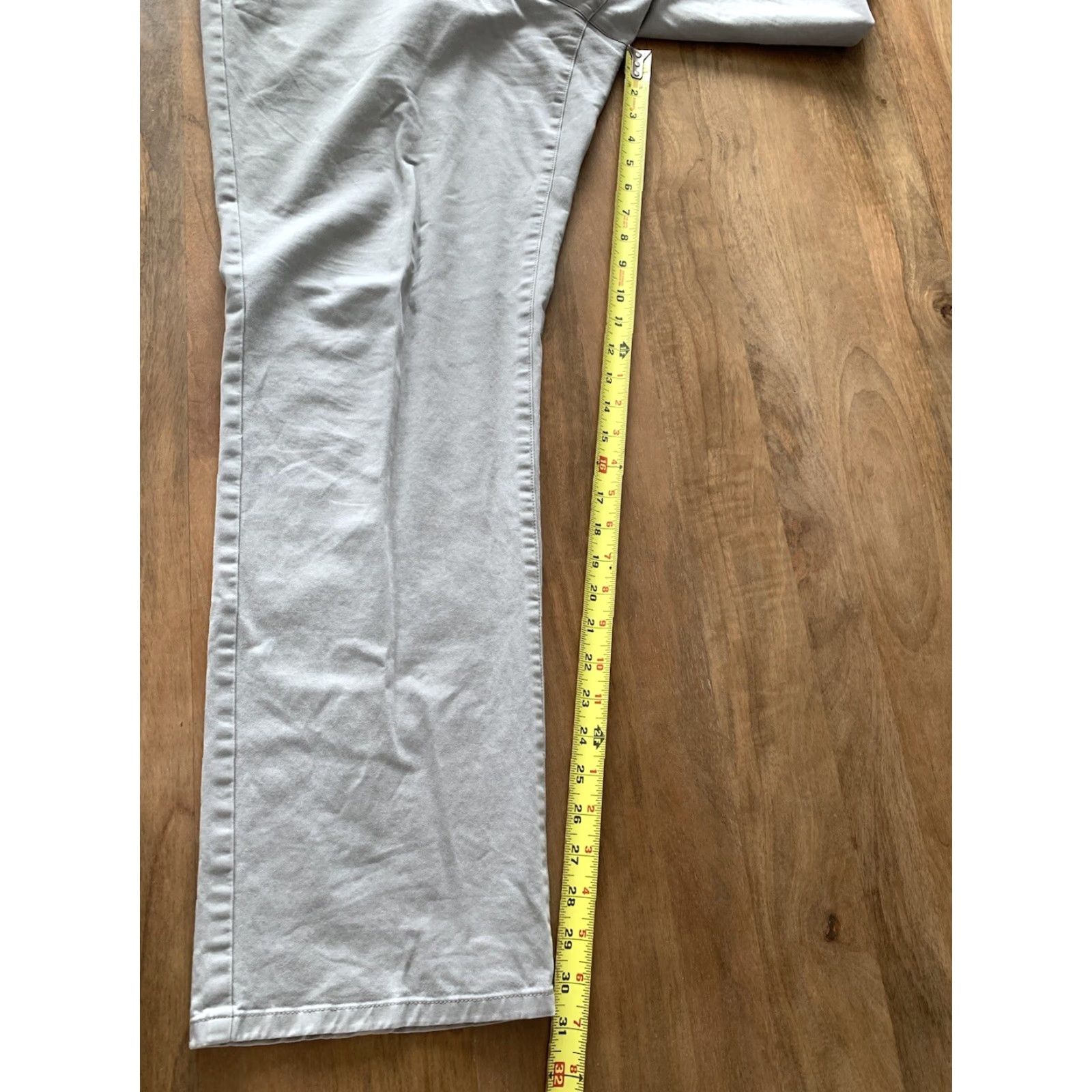 Bonobos Bonobos Slim Straight Leg Chino Pants Mens 38x32 Beige Flat Front Office Workwear pants Size US 38 / EU 54 - 7 Thumbnail