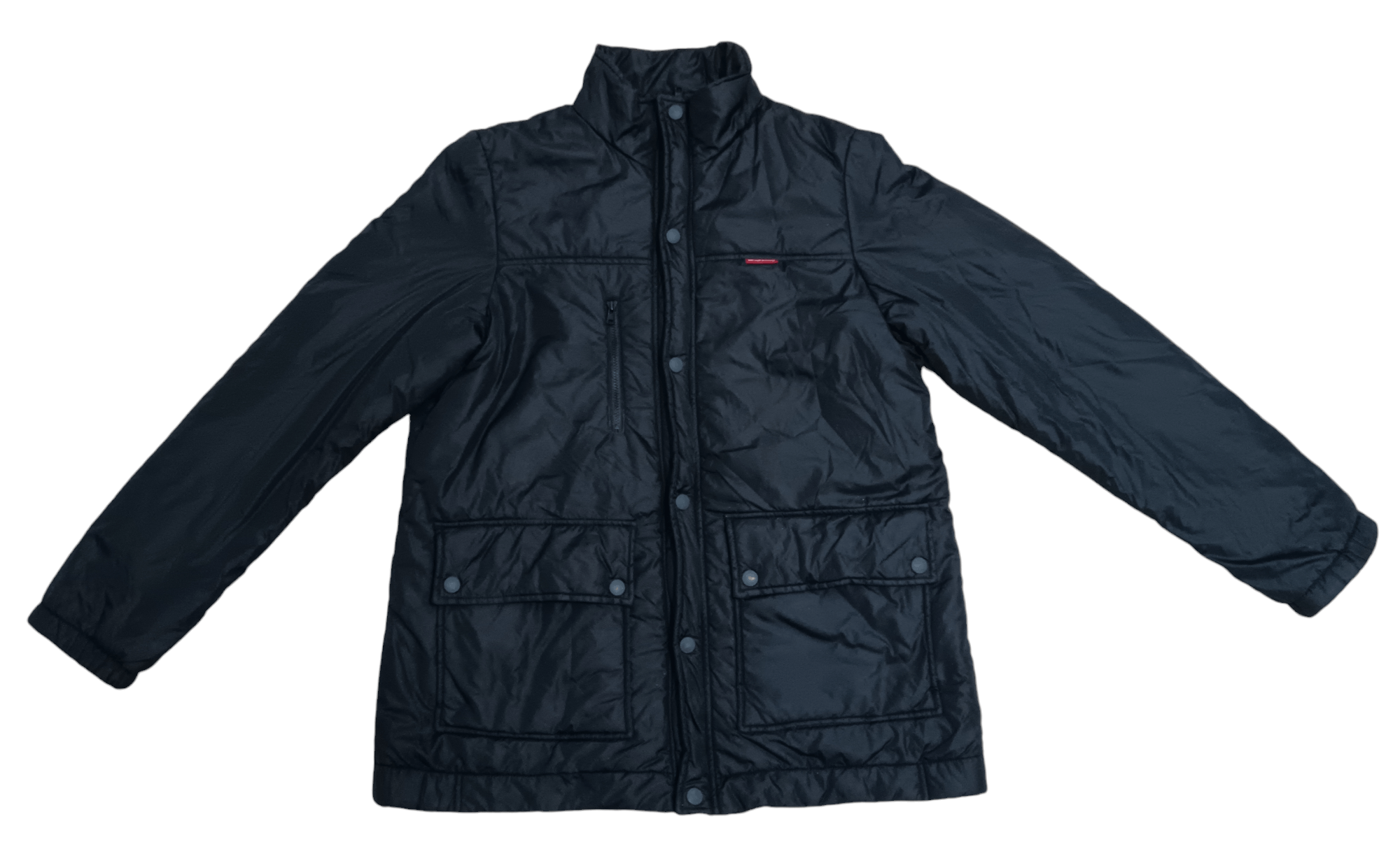 Japanese Brand EARTH MUSIC & ECOLOGY MULTIPOCKET LIGHT PUFFER JACKET Size US S / EU 44-46 / 1 - 1 Thumbnail