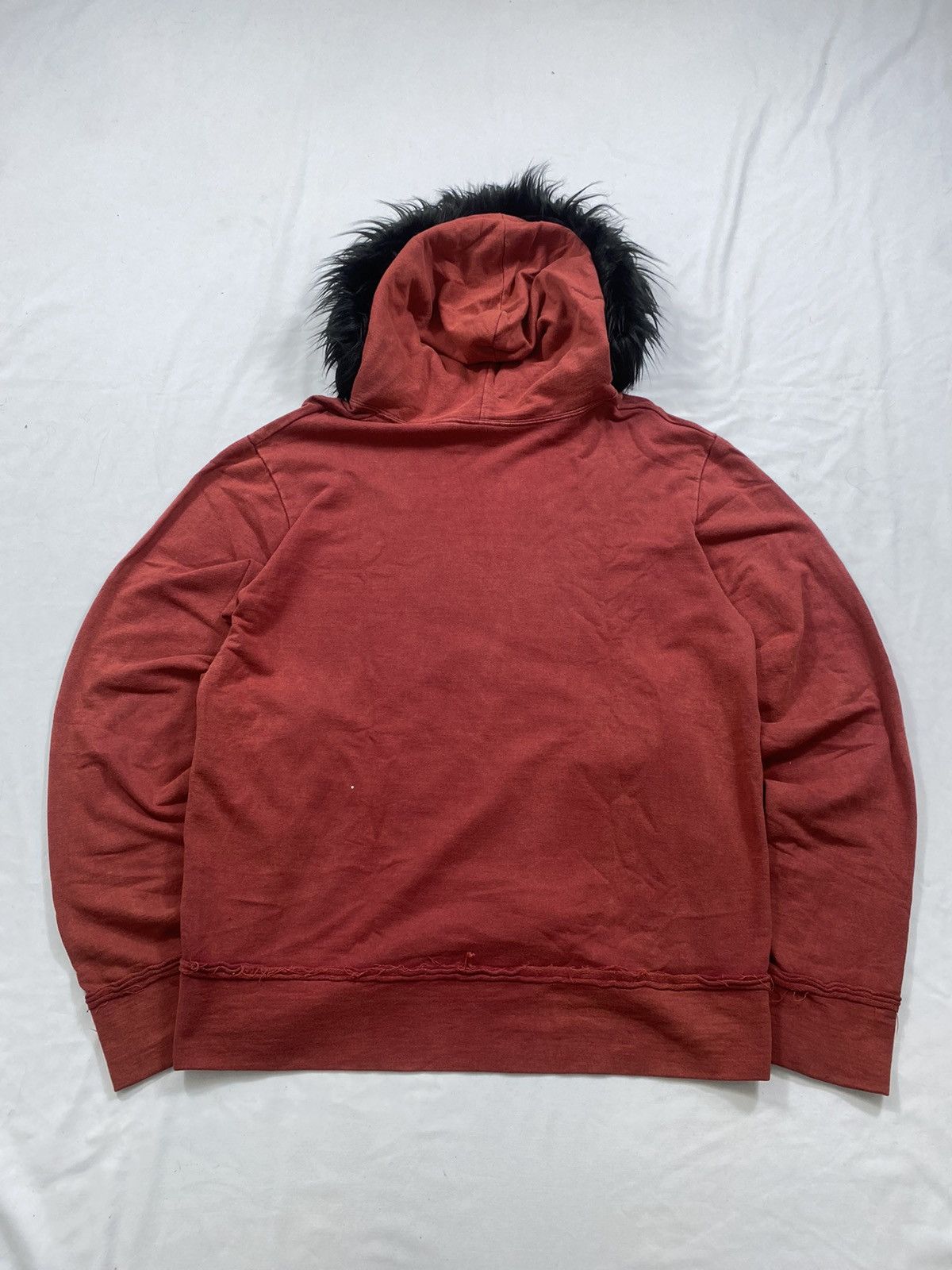 Japanese Brand Japanese Poem gothic Red Spaghettee Zip Fur Hoodie ifsix Size US L / EU 52-54 / 3 - 2 Thumbnail