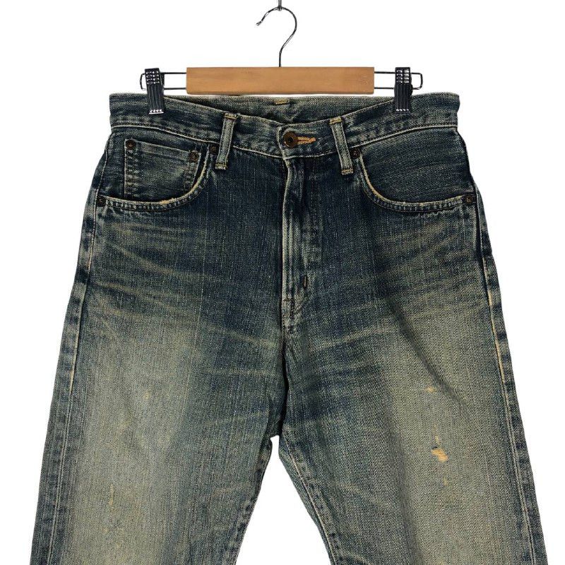 Edwin × Jean × Vintage Vintage Edwin 505x Selvedge Distressed Jeans Size US 29 - 2 Thumbnail