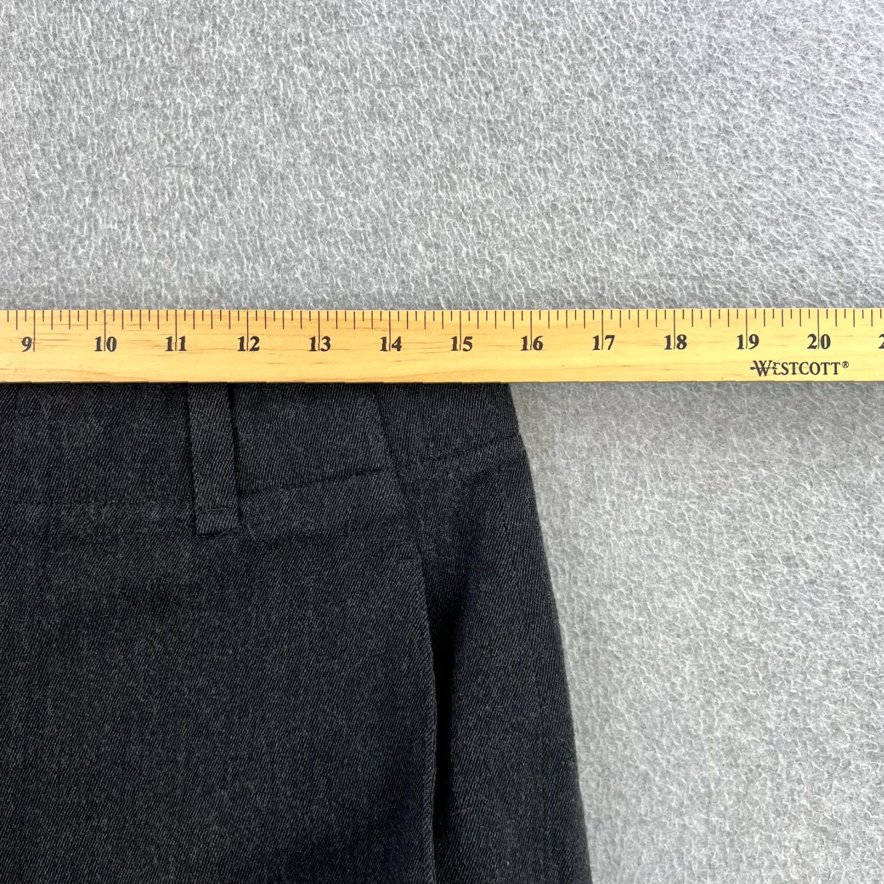 Vince Vince Womens Pants 6 Charcoal Gray Wool Cotton Blend Straight Leg Dress Pants Size 28" / US 6 / IT 42 - 2 Thumbnail