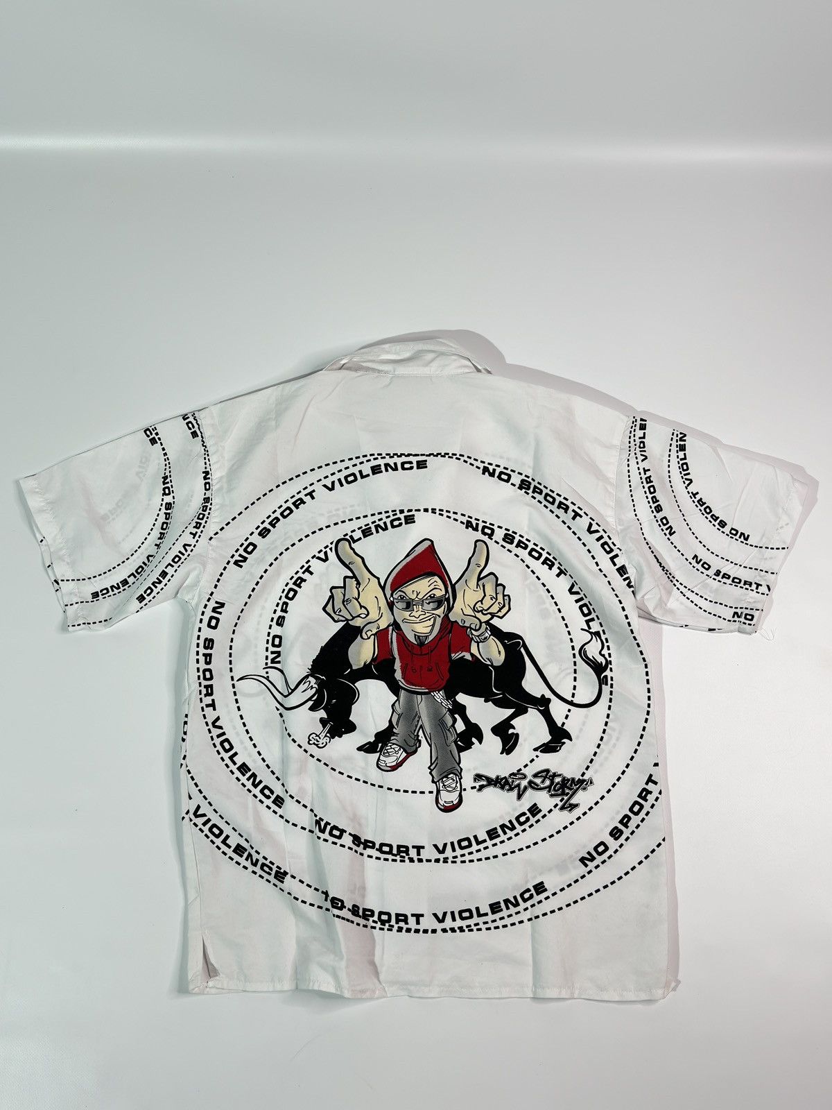 Vintage Vintage button up shirt rap fullprint y2k hip hop graffiti Size US M / EU 48-50 / 2 - 1 Thumbnail