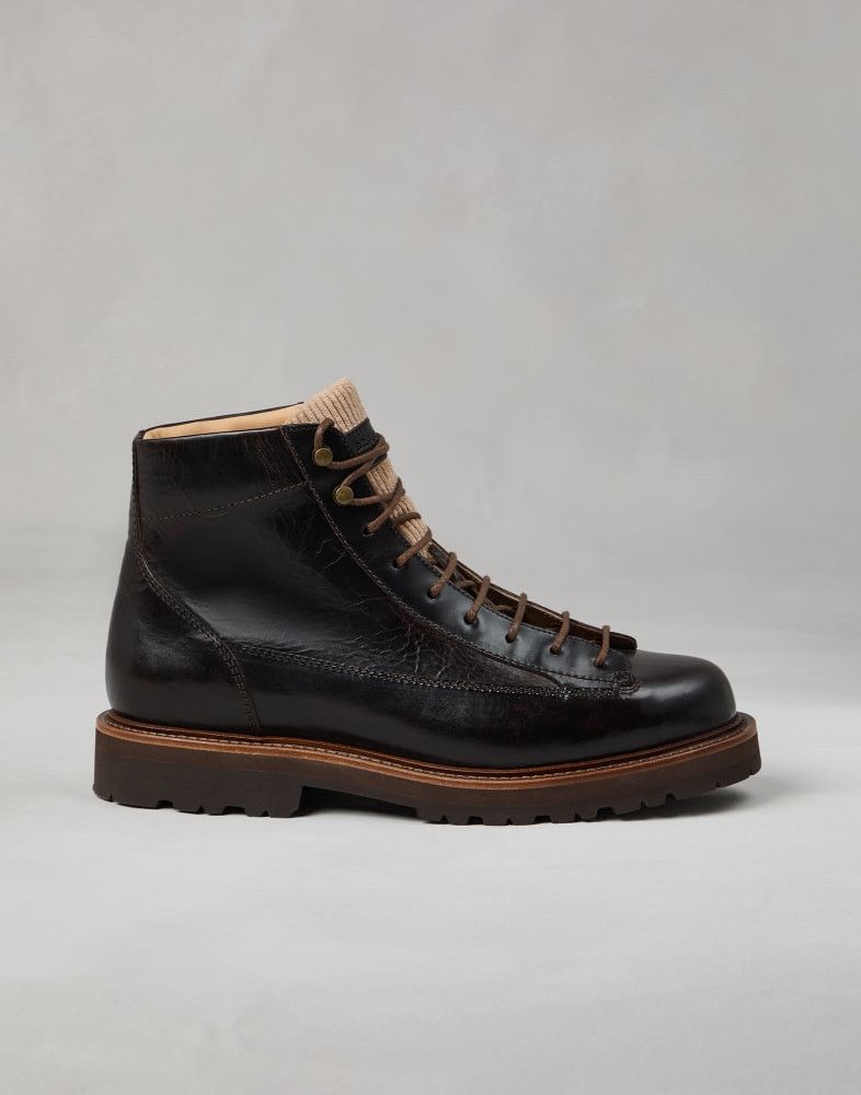 Brunello Cucinelli o1w1db10825 Pair Of Ankle Boots in Brown Size US 12 / EU 45 - 1 Thumbnail