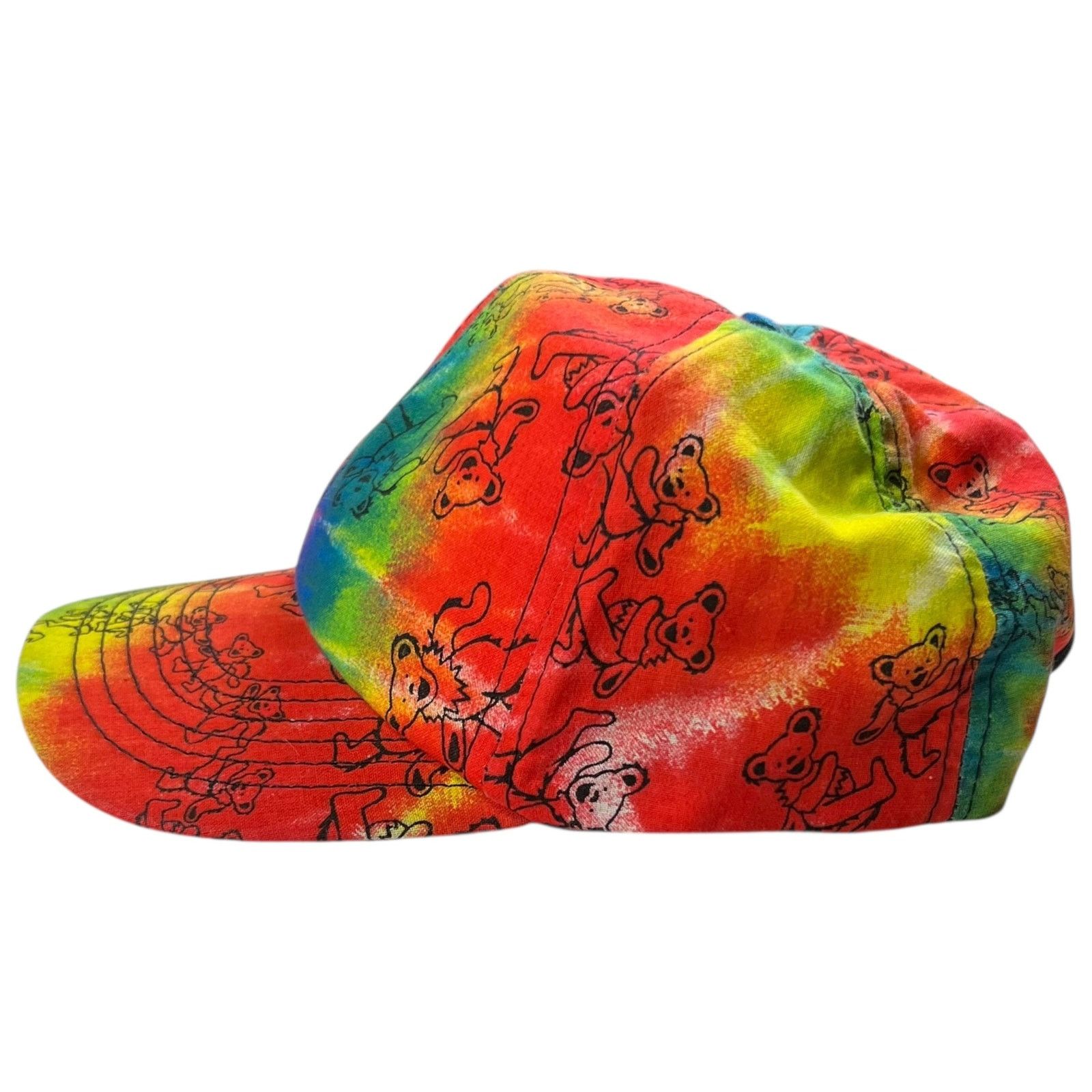 Band Tees × Grateful Dead × Vintage Vintage 90s Grateful Dead Bears AOP tie dye SnapBack Size ONE SIZE - 5 Thumbnail