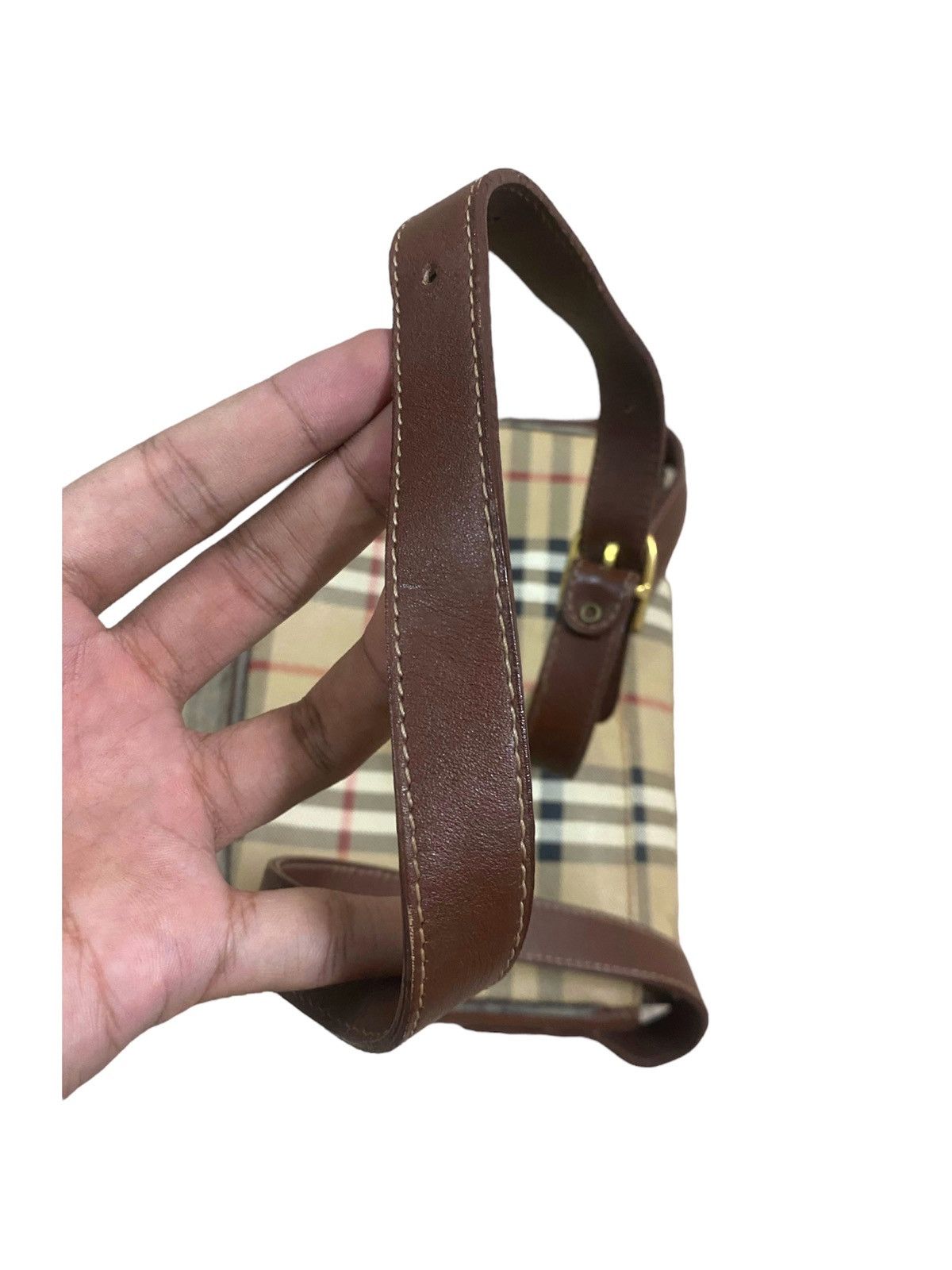 Burberry Vintage Burberry Nova Check Crossbody Sling Bag Size ONE SIZE - 8 Thumbnail