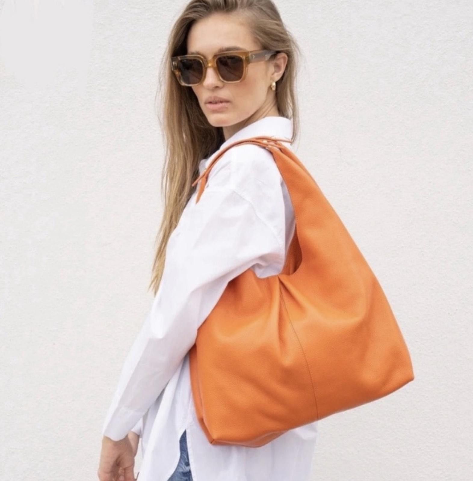 Other Laggo Nadia Slouchy British Tan Hobo Shoulder Bag Size ONE SIZE - 9 Thumbnail