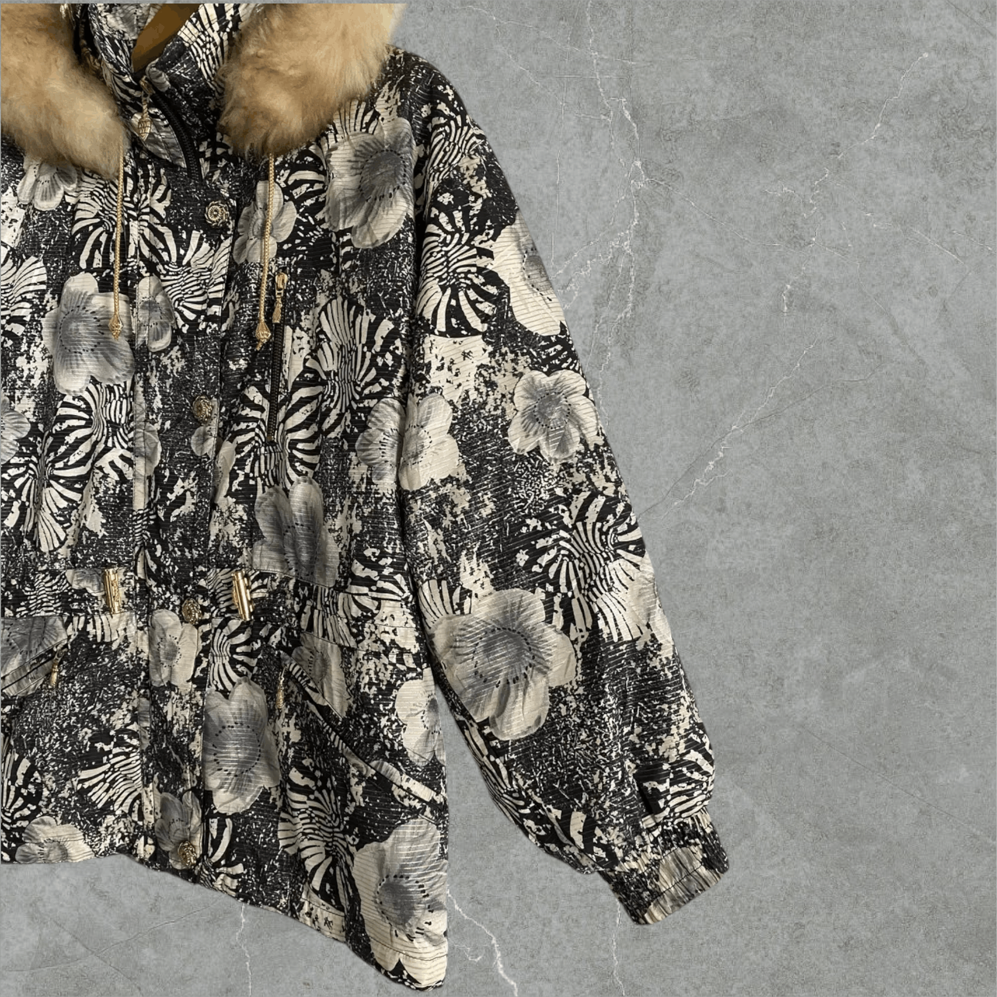 Japanese Brand × Yamaha YAMAHA fax fur jacket ifsixwasnine lgb style Size US L / EU 52-54 / 3 - 4 Thumbnail