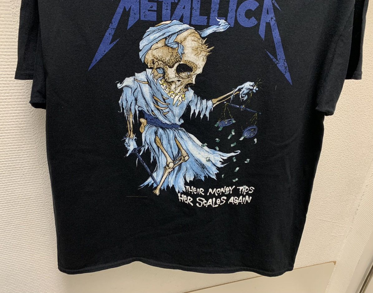 Metallica vintage band tee money tips her scales Xl t-shirt