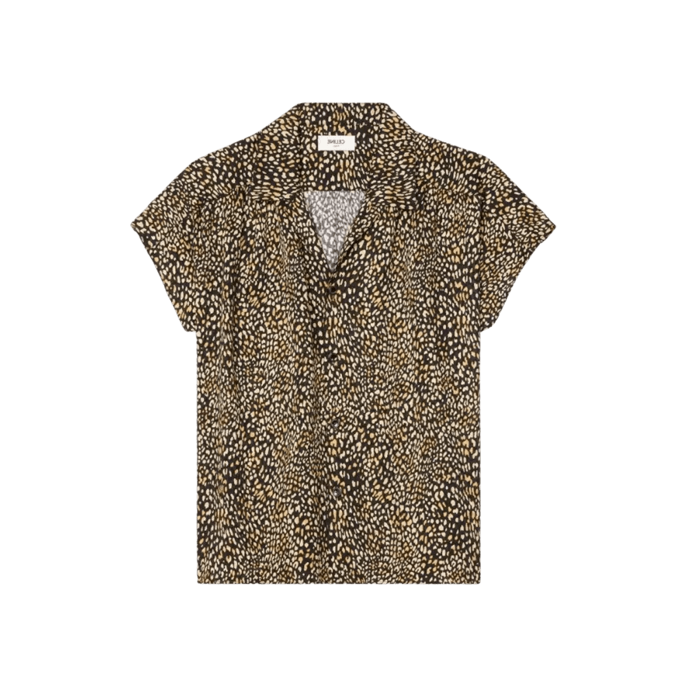 Celine o1bcso1str0824 Blouse in Leopard Size XS / US 0-2 / IT 36-38 - 1 Preview