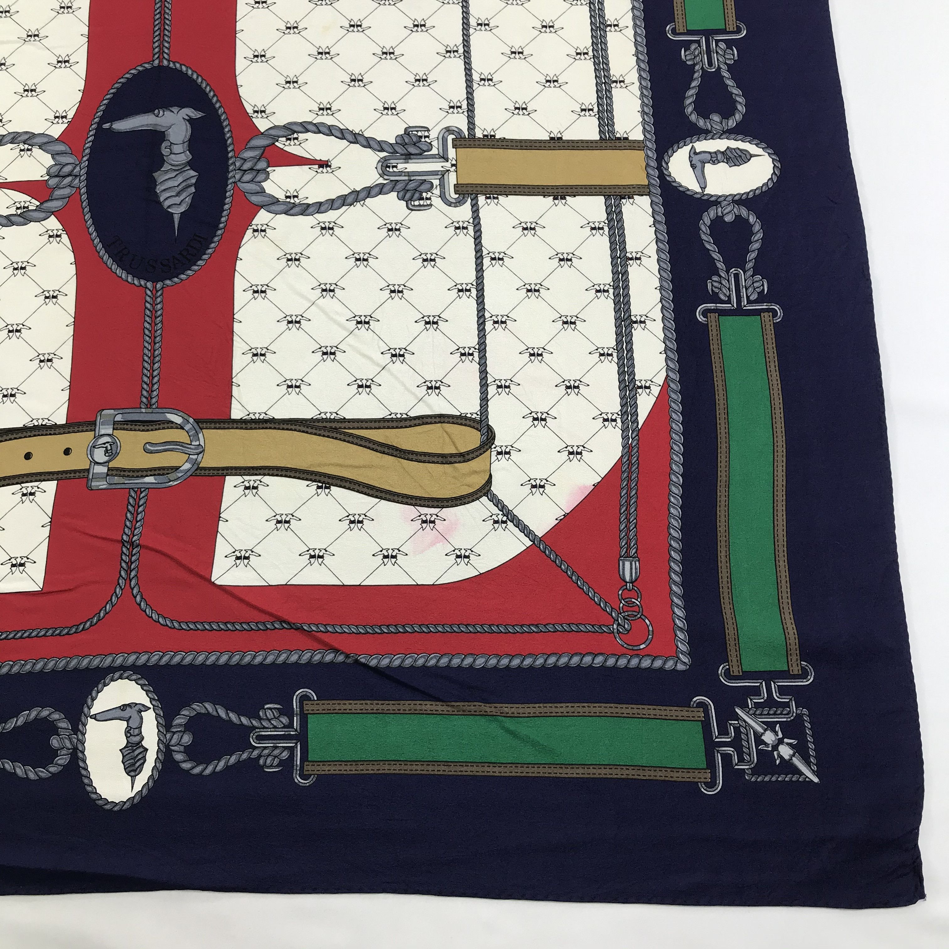Trussardi Vintage Trussardi Silk Scarf Size ONE SIZE - 4 Thumbnail