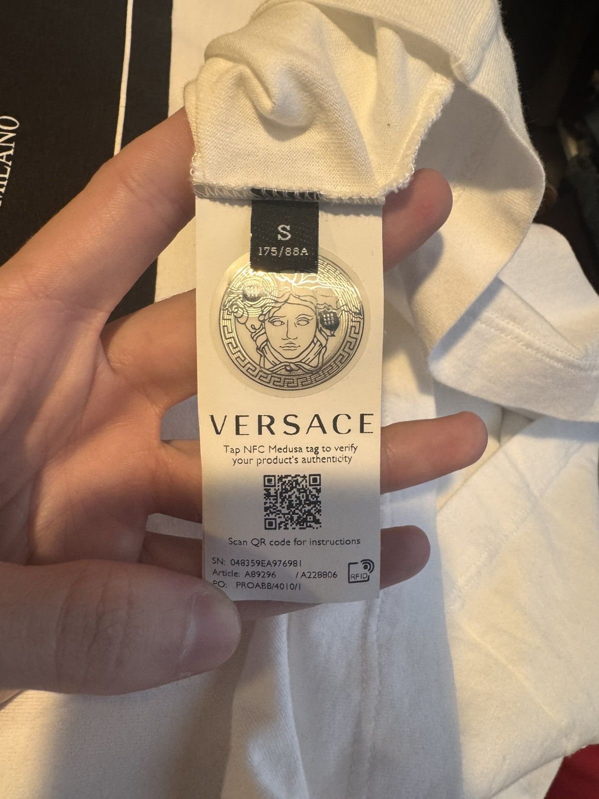 Versace Versace Logo T-Shirt Size US S / EU 44-46 / 1 - 4 Thumbnail
