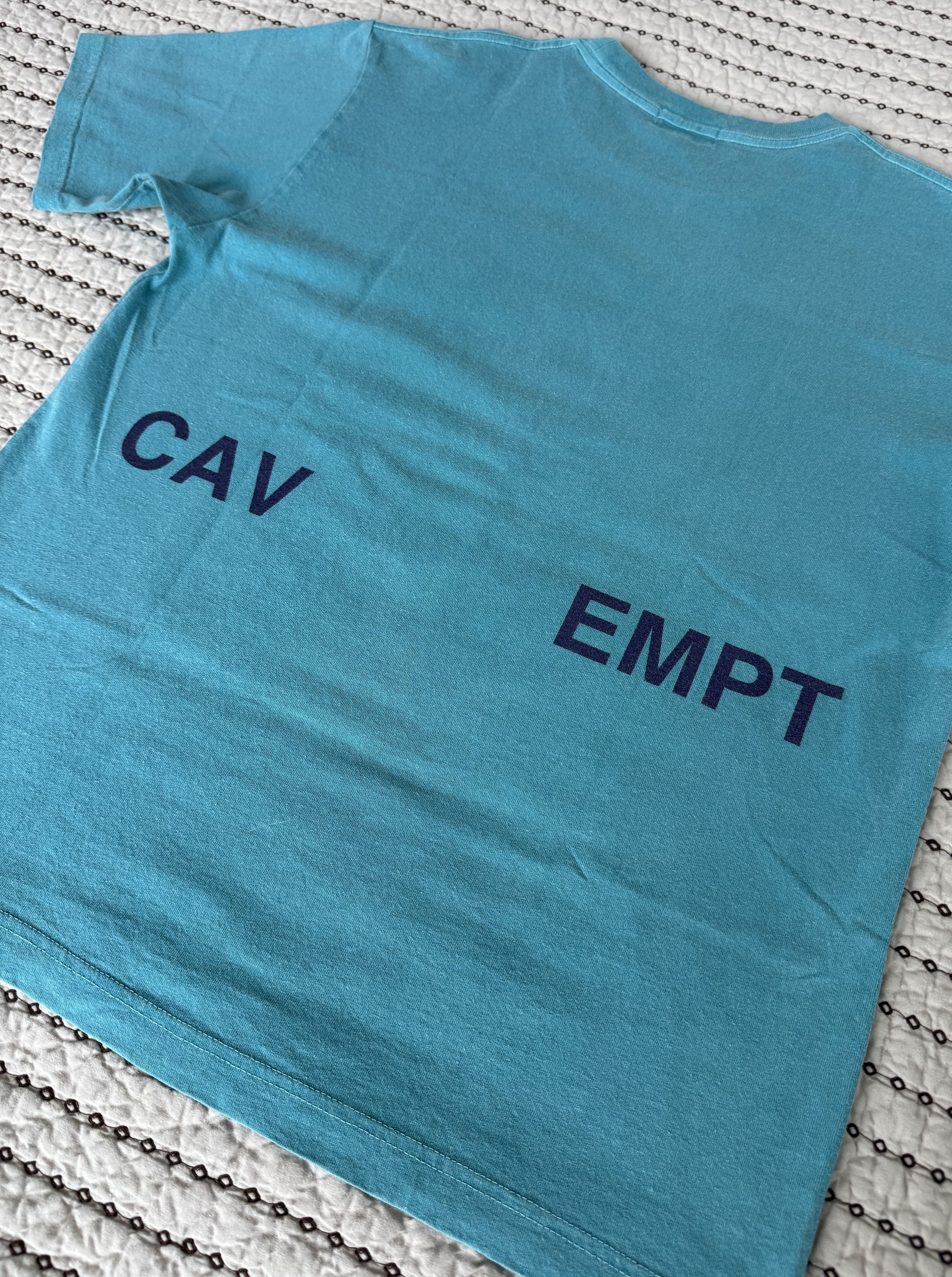 Cav Empt CAV EMPT GRAPHIC SS T-SHIRT TURQUOISE SZ MEDIUM Size US M / EU 48-50 / 2 - 5 Thumbnail