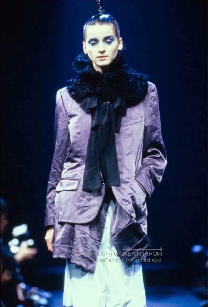 Comme des Garcons Comme Des Garcons Black Patchwork Asymmetrical Jacket Size S / US 4 / IT 40 - 1 Thumbnail