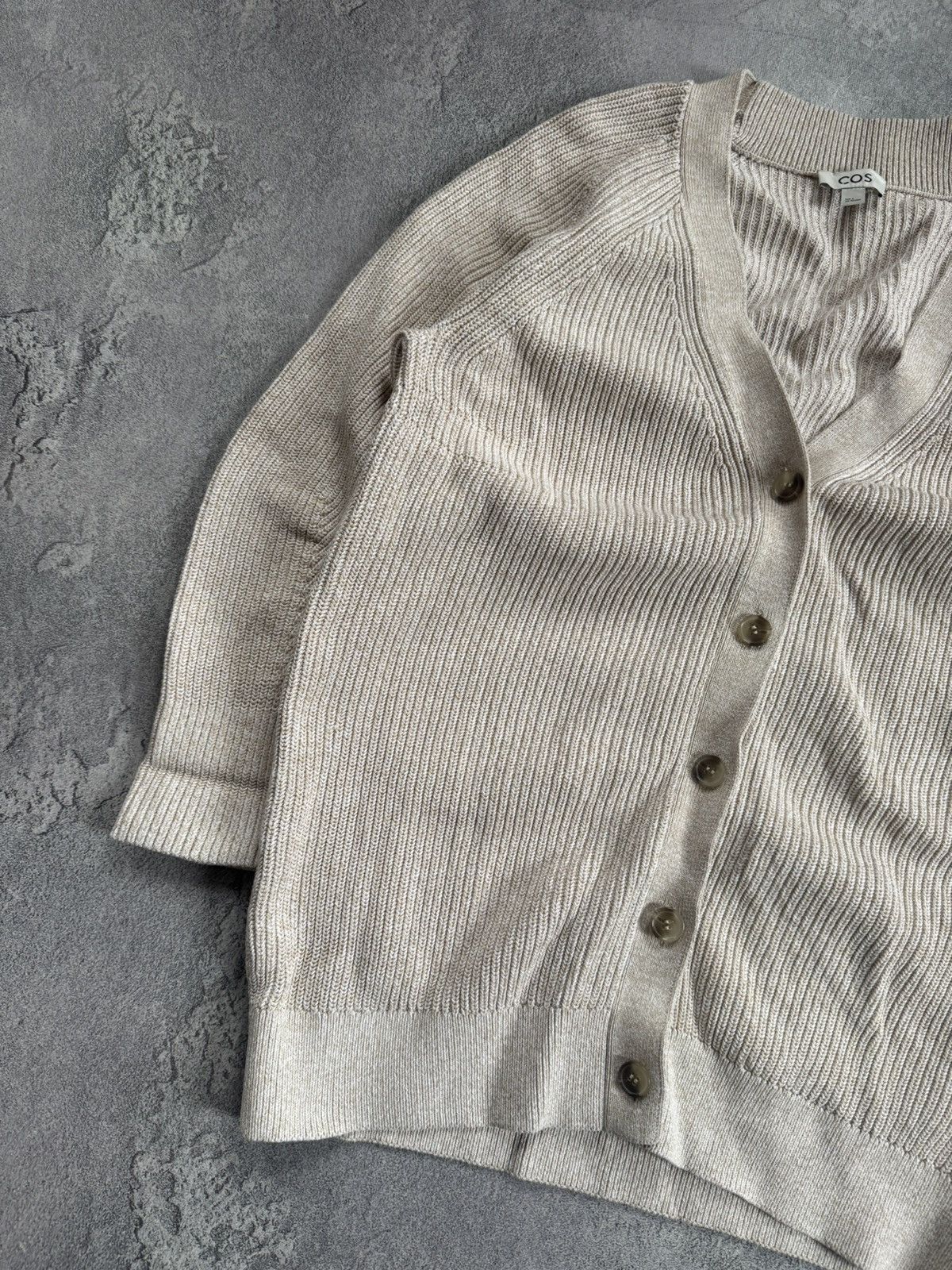 Cos × Designer COS S button up knitwear cardigan sweater jumper pullover Size S / US 4 / IT 40 - 5 Thumbnail