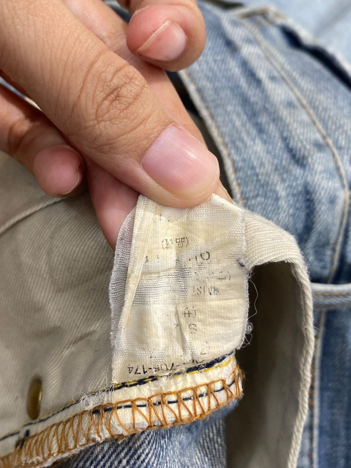 Japanese Brand Japanese Brand Whiskers Distressed Style Loose Jeans Size US 30 / EU 46 - 18 Thumbnail