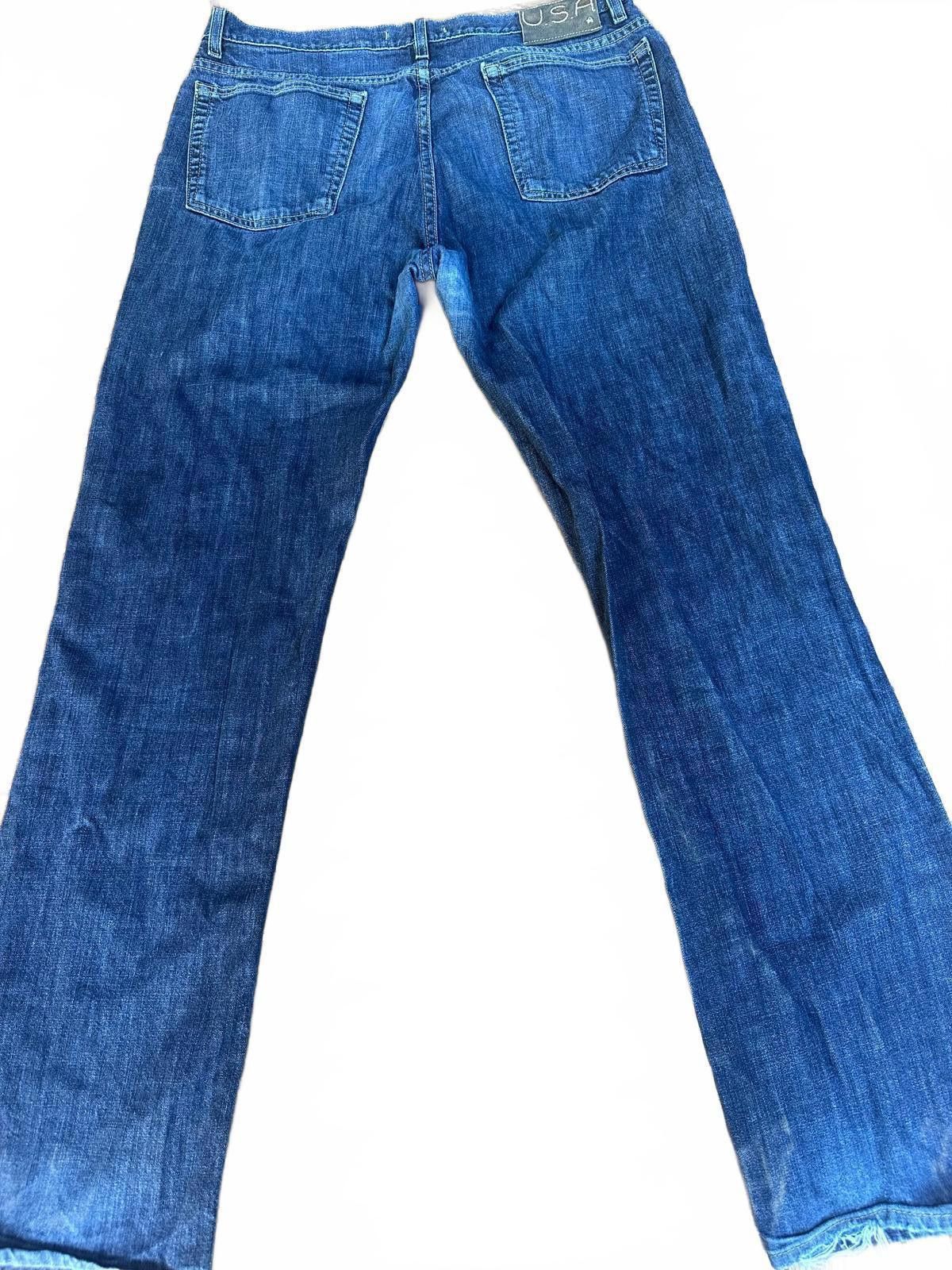 Designer John Varvatos USA Slim Fit Jeans, 34×32 (Actual) Dark Indigo Size US 36 / EU 52 - 1 Thumbnail