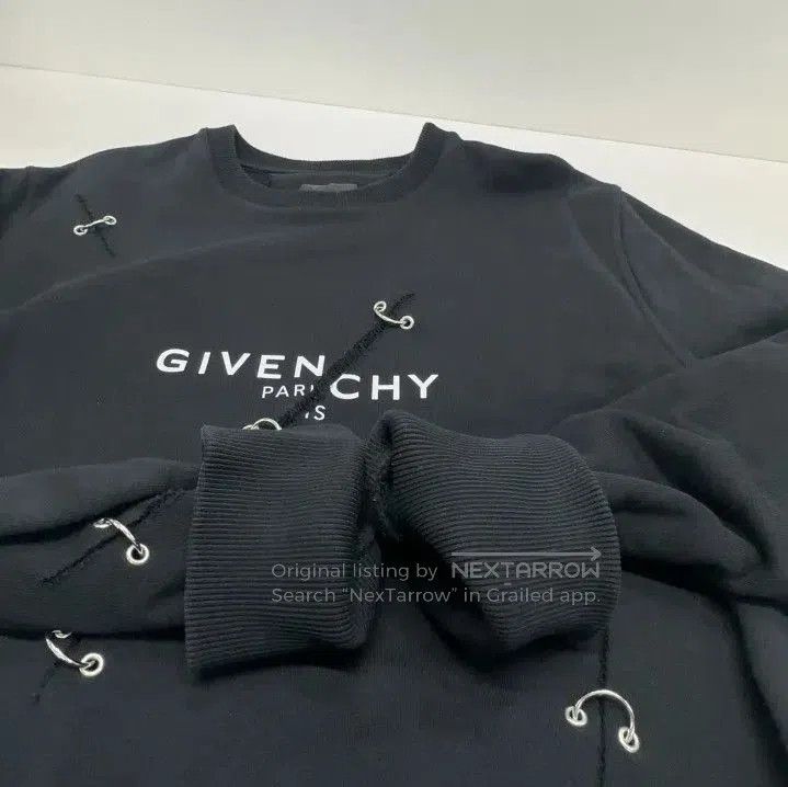 Givenchy Givenchy Logo Print Crewneck Long-Sleeve Sweatshirt. Size US L / EU 52-54 / 3 - 9 Thumbnail