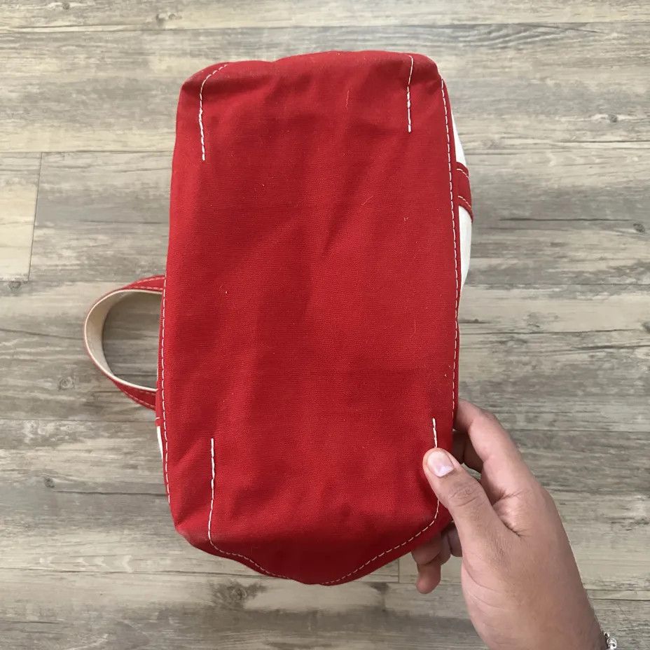 L.L. Bean Vintage L.L. Bean Boat And Tote Red Canvas Tote Bag Size ONE SIZE - 5 Thumbnail