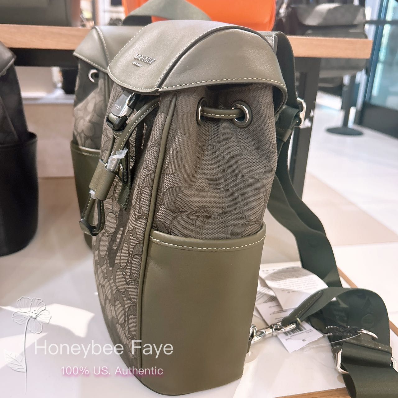 Coach Racer Pack In Signature Jacquard CW173 Size ONE SIZE - 4 Thumbnail