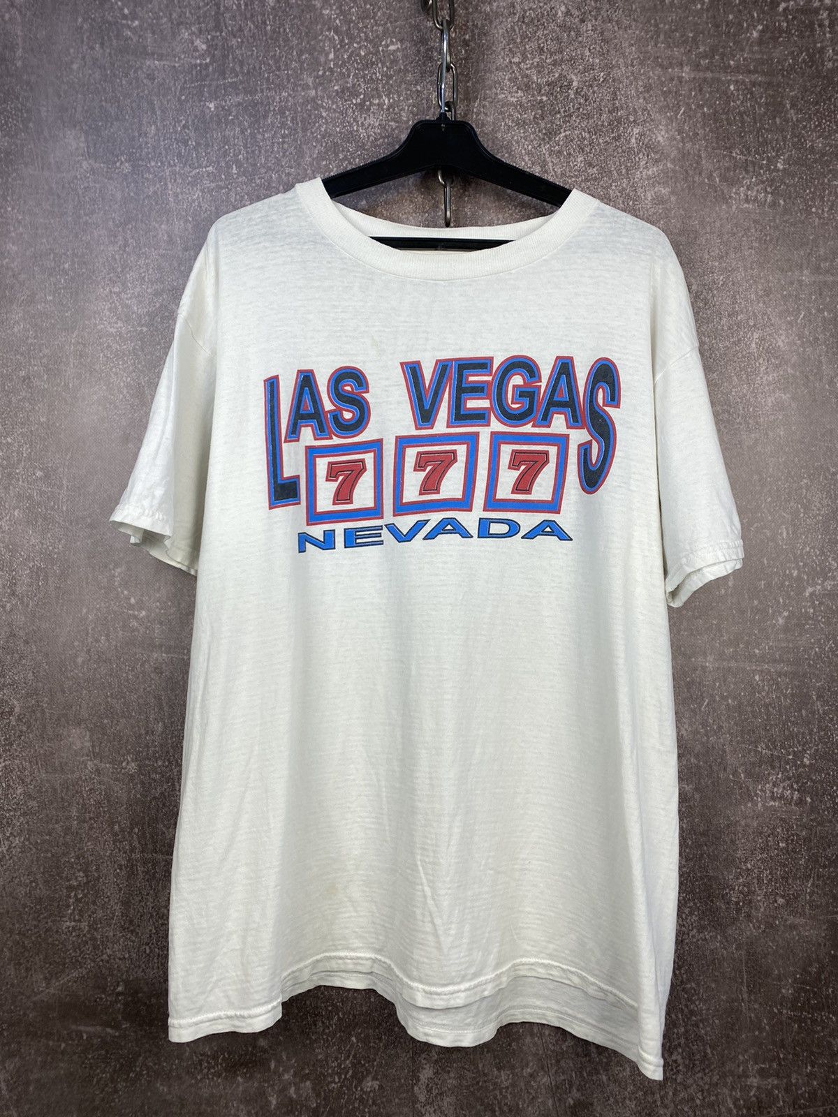 Japanese Brand × Vintage 🌴Vintage T-shirt Tultex Las Vegas Nevada Tee 90s‼️🌴 Size US L / EU 52-54 / 3 - 1 Thumbnail