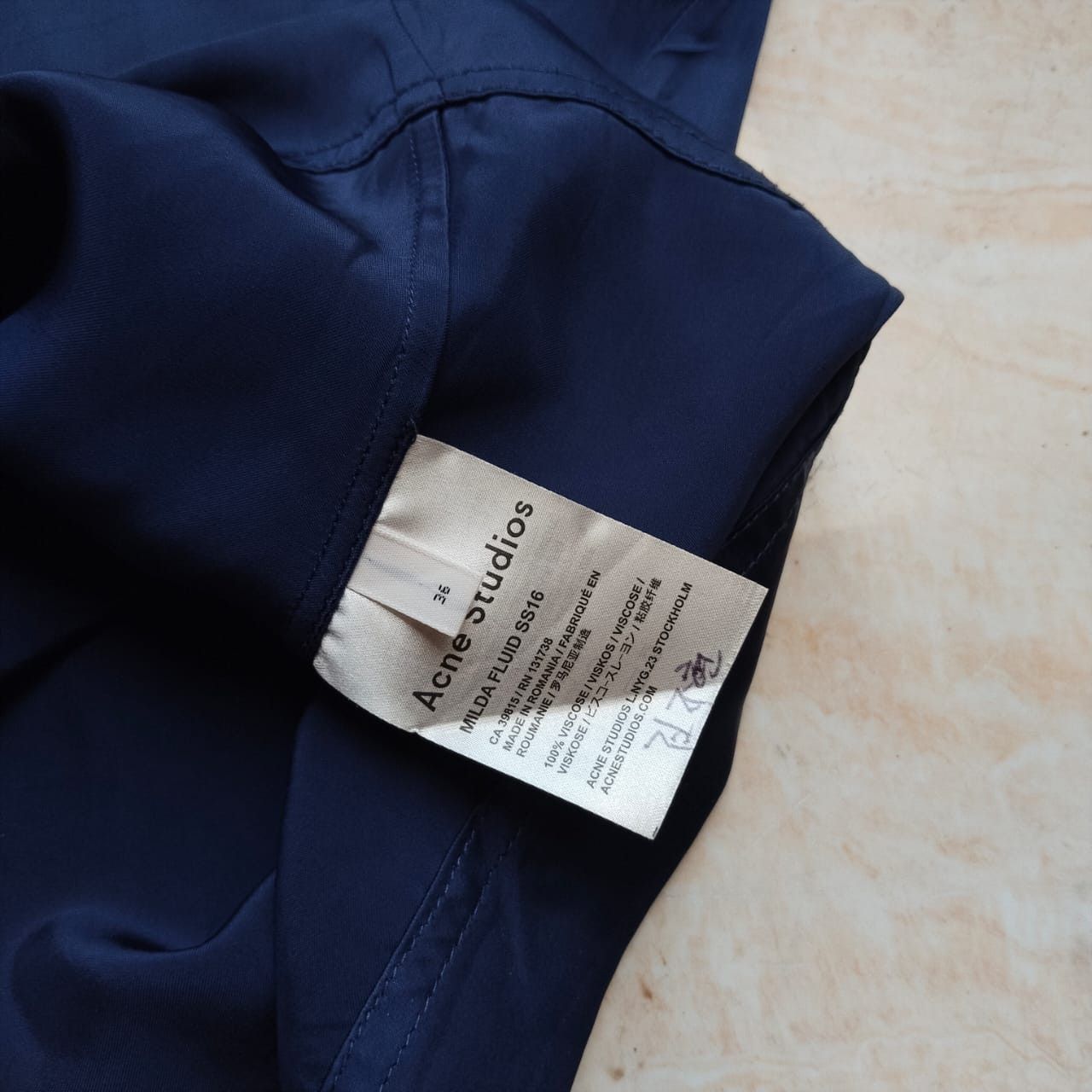 Acne Studios Milda Fluid Blouse/shirt SS16 trim on sleeves Size XS / US 0-2 / IT 36-38 - 4 Thumbnail