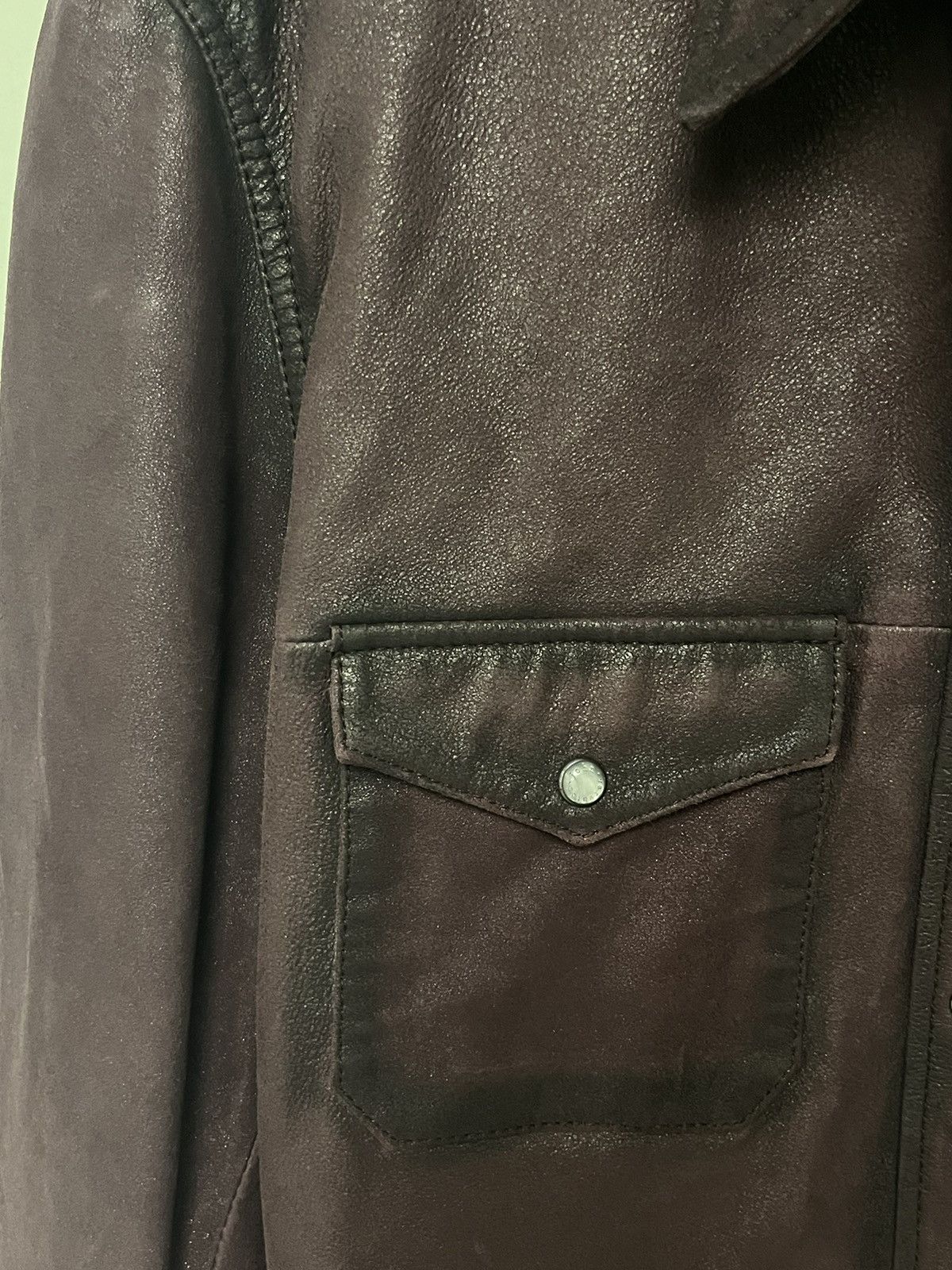 John Varvatos Lionel Leather Shirt Jacket. 50 medium Size US M / EU 48-50 / 2 - 5 Thumbnail