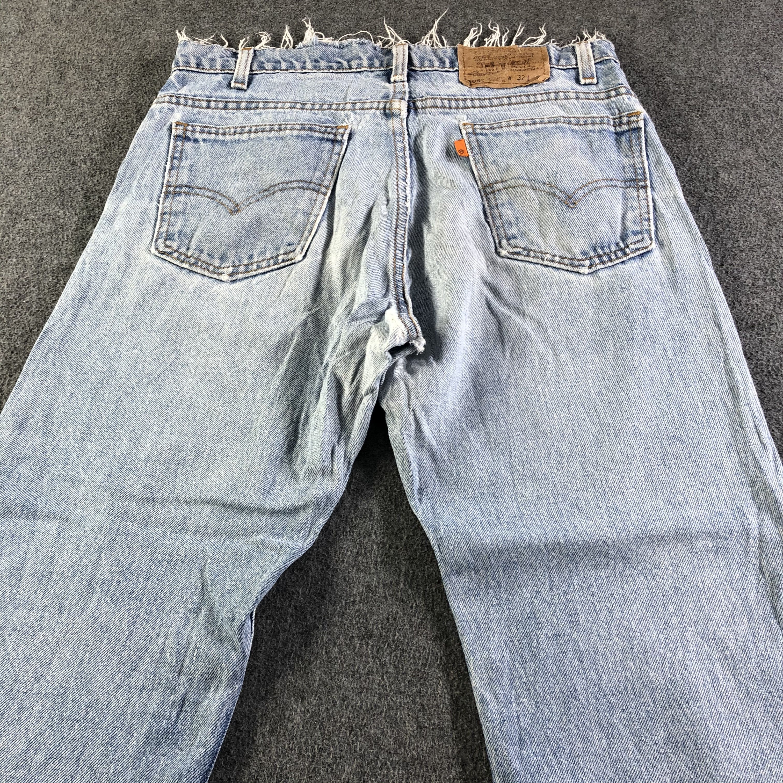 Levi's Vintage Light Wash Levis 505 Orange Tab Jeans-J4530 Size US 32 / EU 48 - 4 Thumbnail
