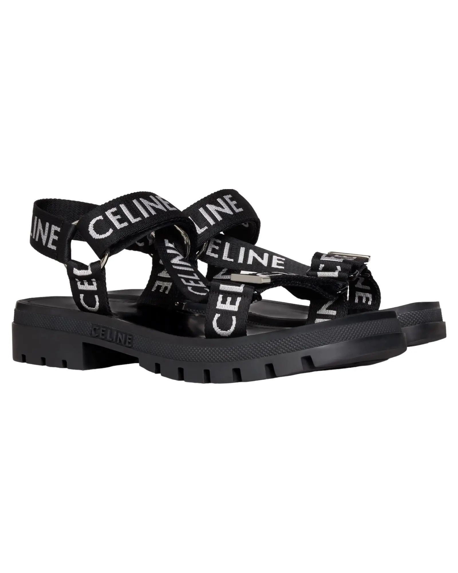 Celine o1bcso1str0225 346742208C Strappy Sandals in Black Size US 6 / EU 39 - 2 Thumbnail