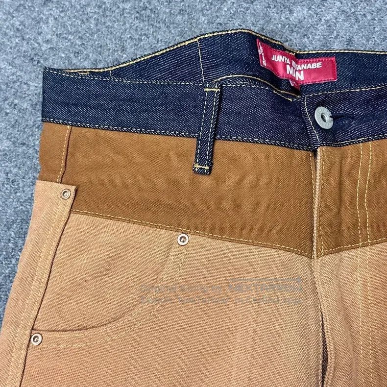 Junya Watanabe Junya Watanabe size XS Denim patched utility trousers Size US 27 - 4 Thumbnail