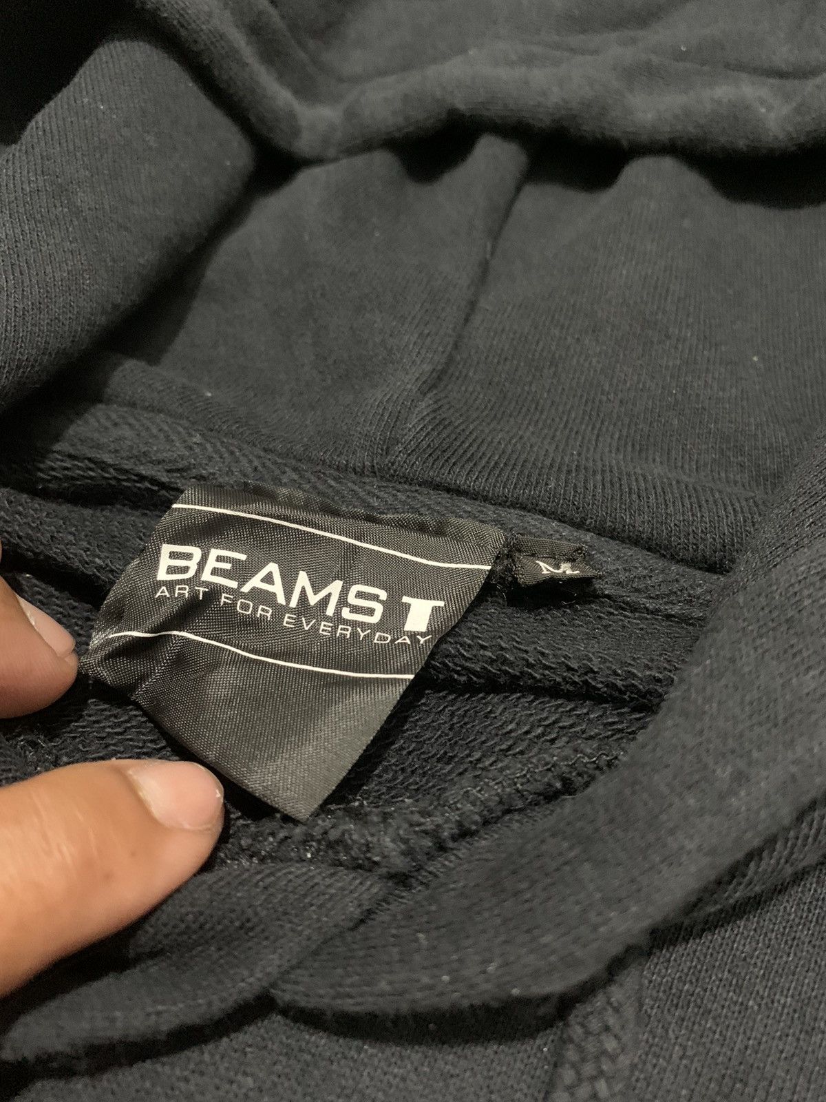 Beams Japan Beams T black humours hoodie Size US M / EU 48-50 / 2 - 4 Thumbnail