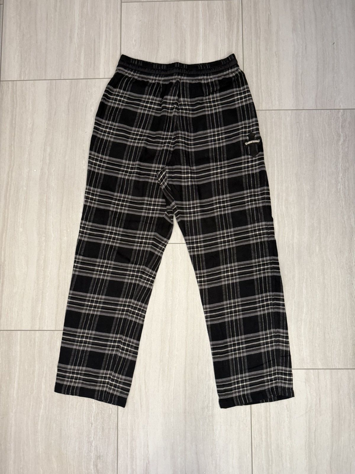 Chrome Hearts Chrome Hearts Patch After School Flannel Pants Size US 34 / EU 50 - 1 Thumbnail