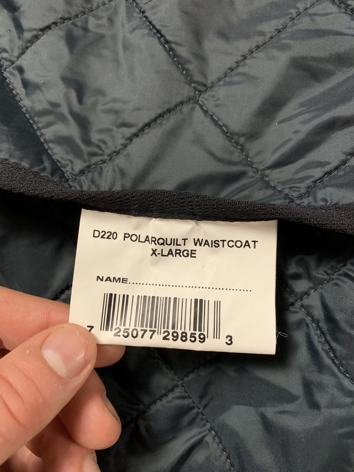 Barbour × Vintage Vintage Barbour Polarquilt waistcoat Vest Size US XL / EU 56 / 4 - 8 Thumbnail