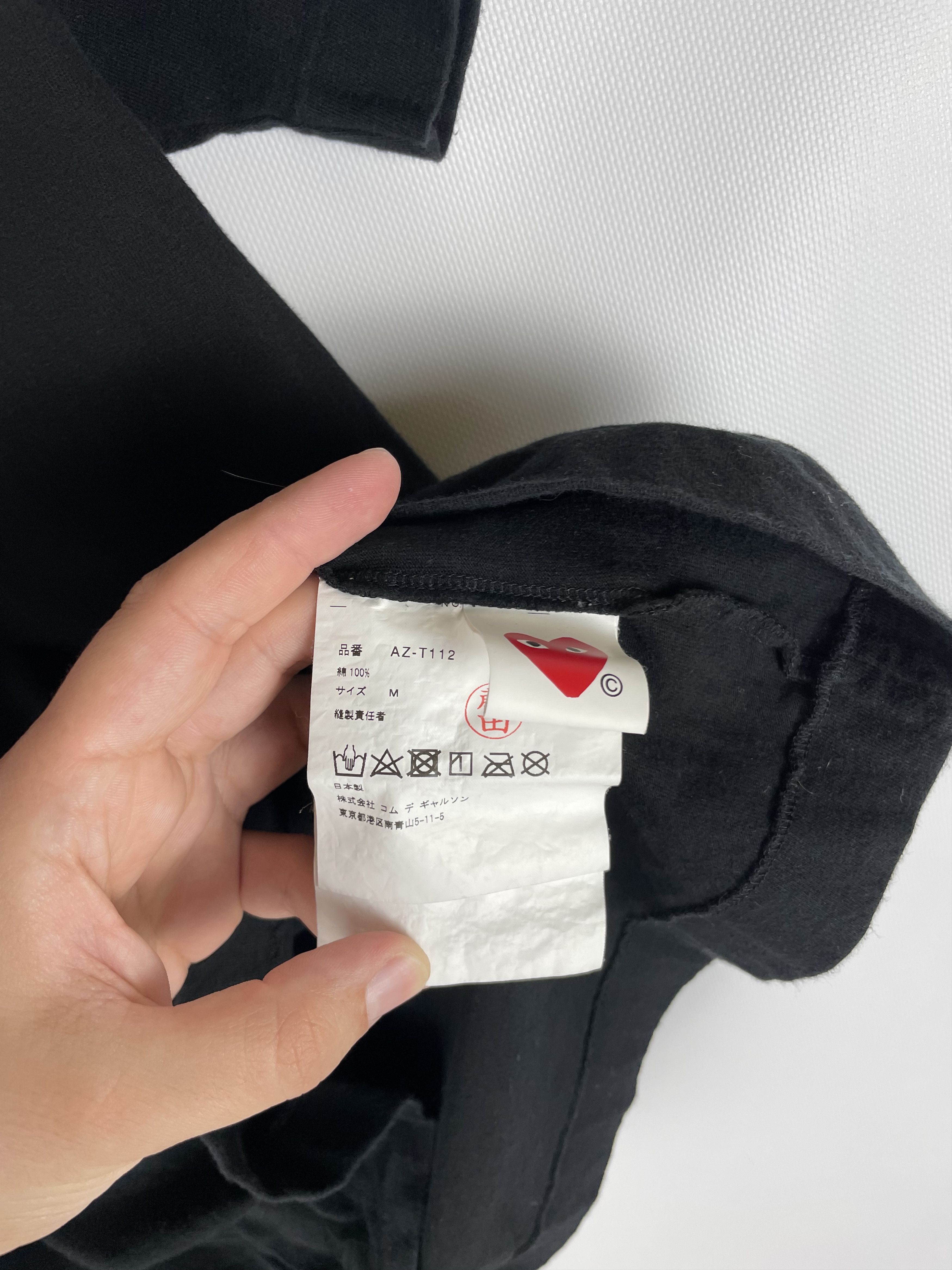 Comme des Garcons Play Comme des Garçons tee logo hearts Size M / US 6-8 / IT 42-44 - 7 Thumbnail