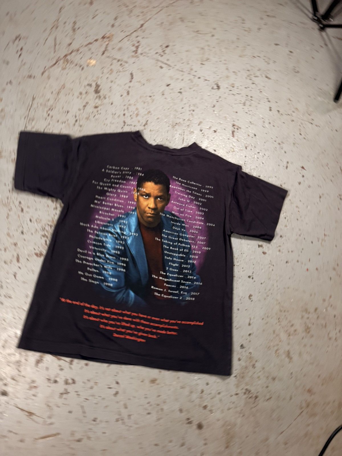 Marino Morwood Denzel Washington Marino Morwood Vintage Style Tee Size US M / EU 48-50 / 2 - 4 Thumbnail