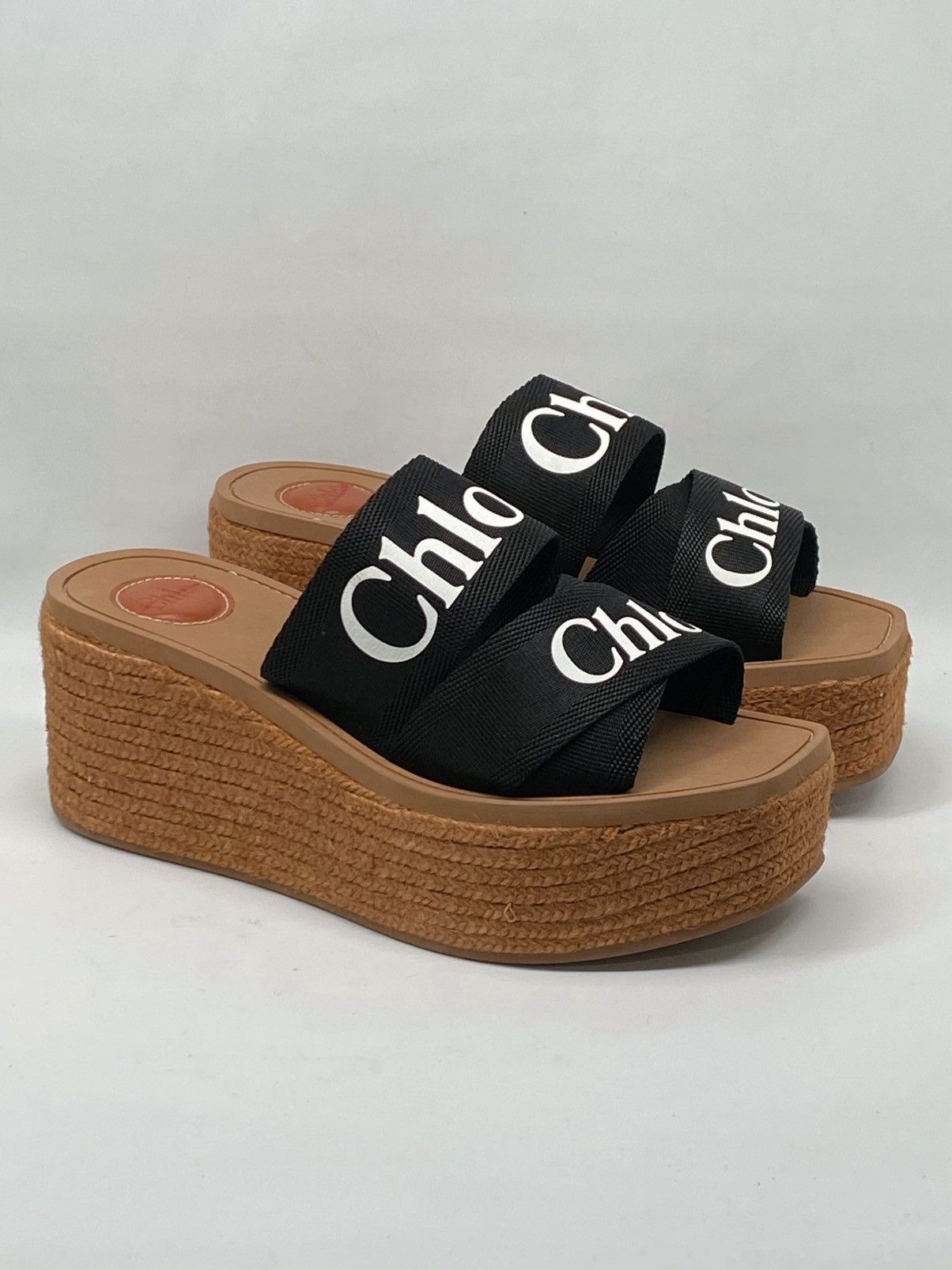 Chloe Chloe Woody Espadrille Platform Wedge Mules size 39 Size US 9 / IT 39 - 1 Thumbnail
