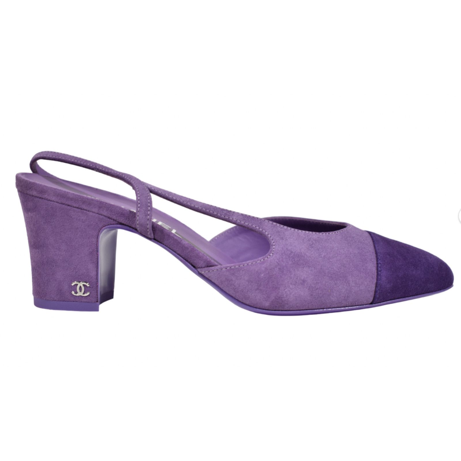 Chanel 23S Mademoiselle Coco Sling Slingback Sandal Block Heel 40.5 Size US 10.5 / IT 40.5 - 1 Thumbnail