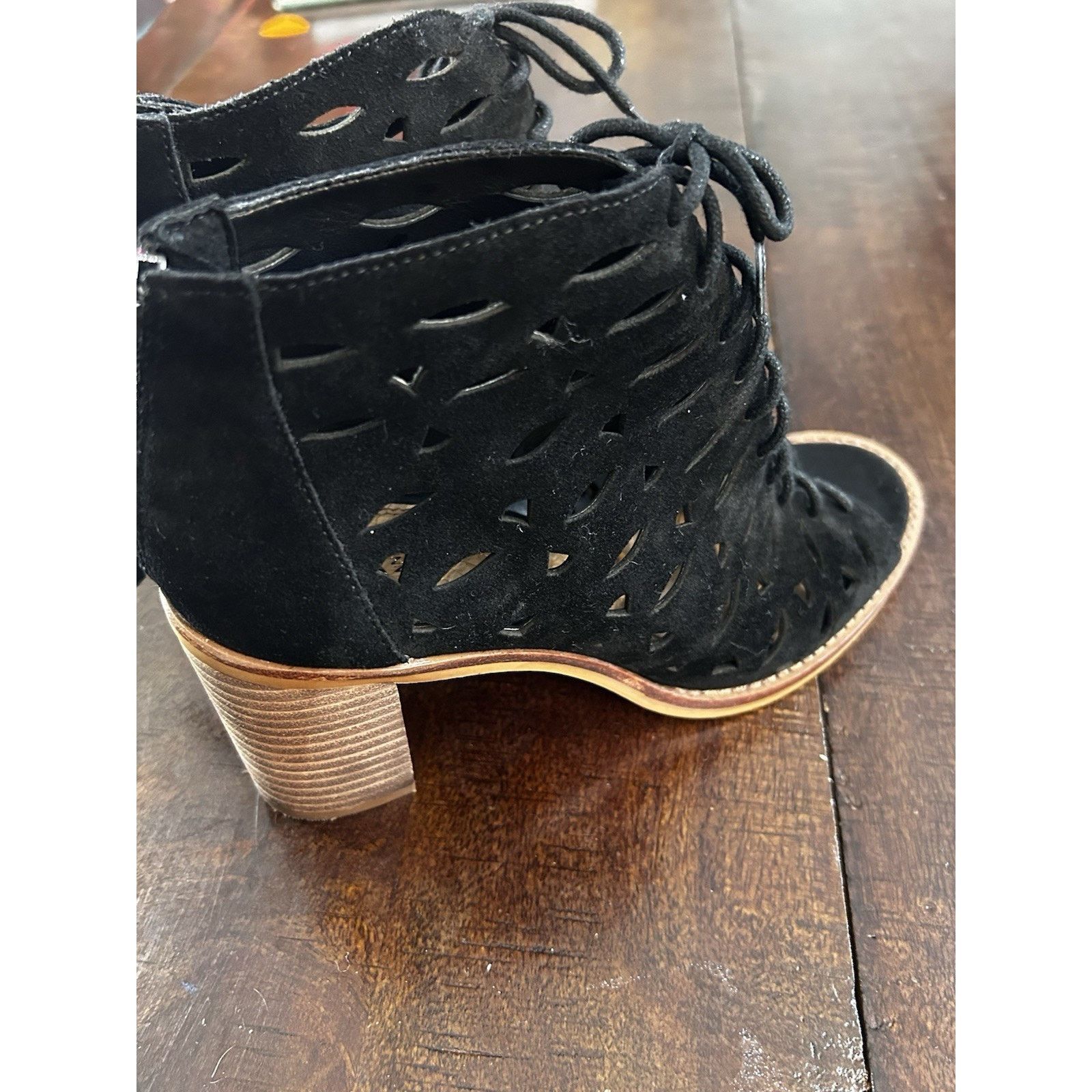 Other gianni bini shoes 7M Black Leather Ankle Boots Size US 7 / IT 37 - 2 Thumbnail