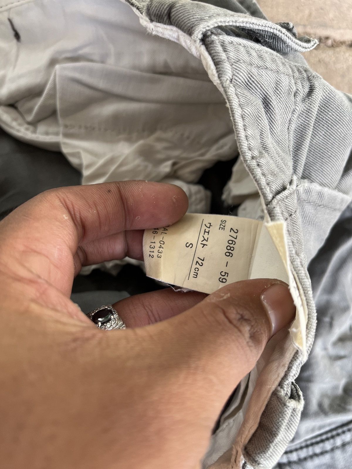 Alpha Industries × Vintage Vintage Alpha Industry Olive Military Cargopant Size US 28 / EU 44 - 13 Thumbnail