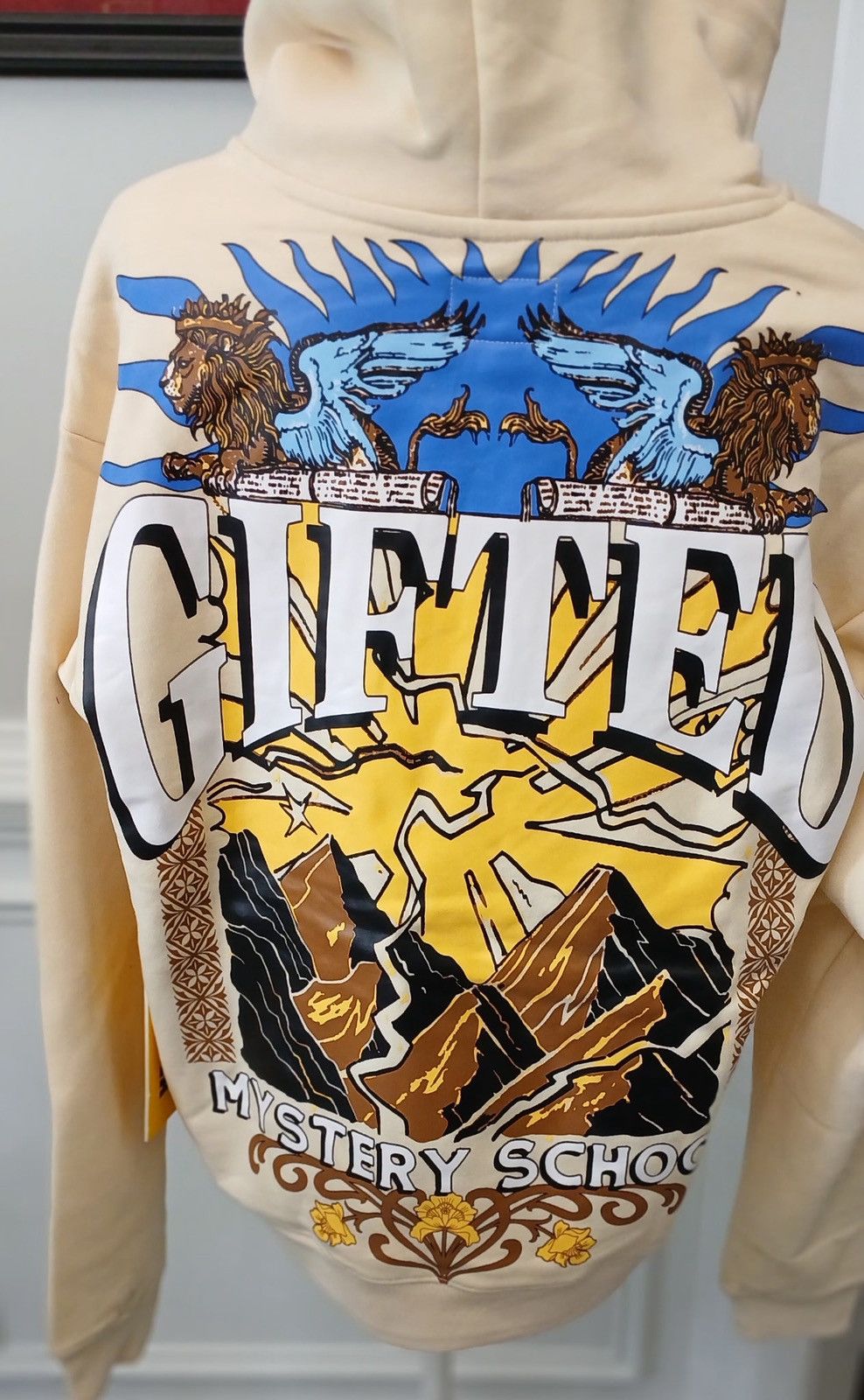 Other GIFTED LA- Mystery School Graphic Hoodie - Green & Tan Size US S / EU 44-46 / 1 - 7 Thumbnail