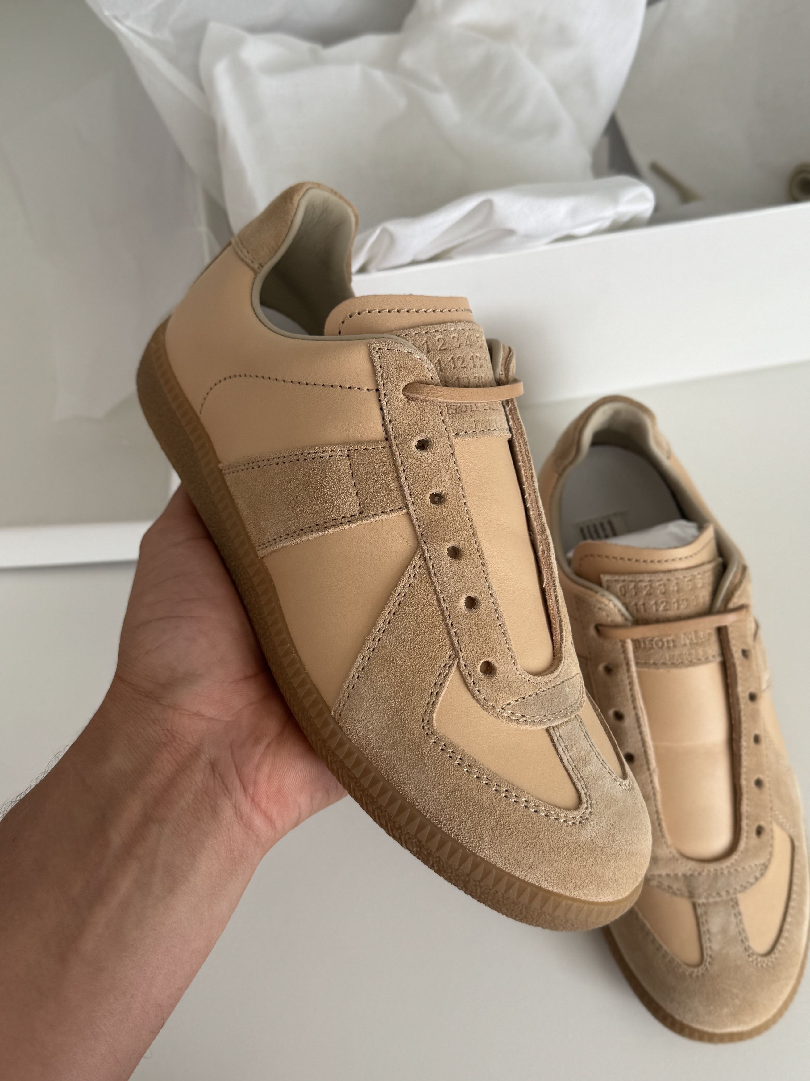 Maison Margiela MARGIELA REPLICA GAT SNEAKERS | SIZE 36
